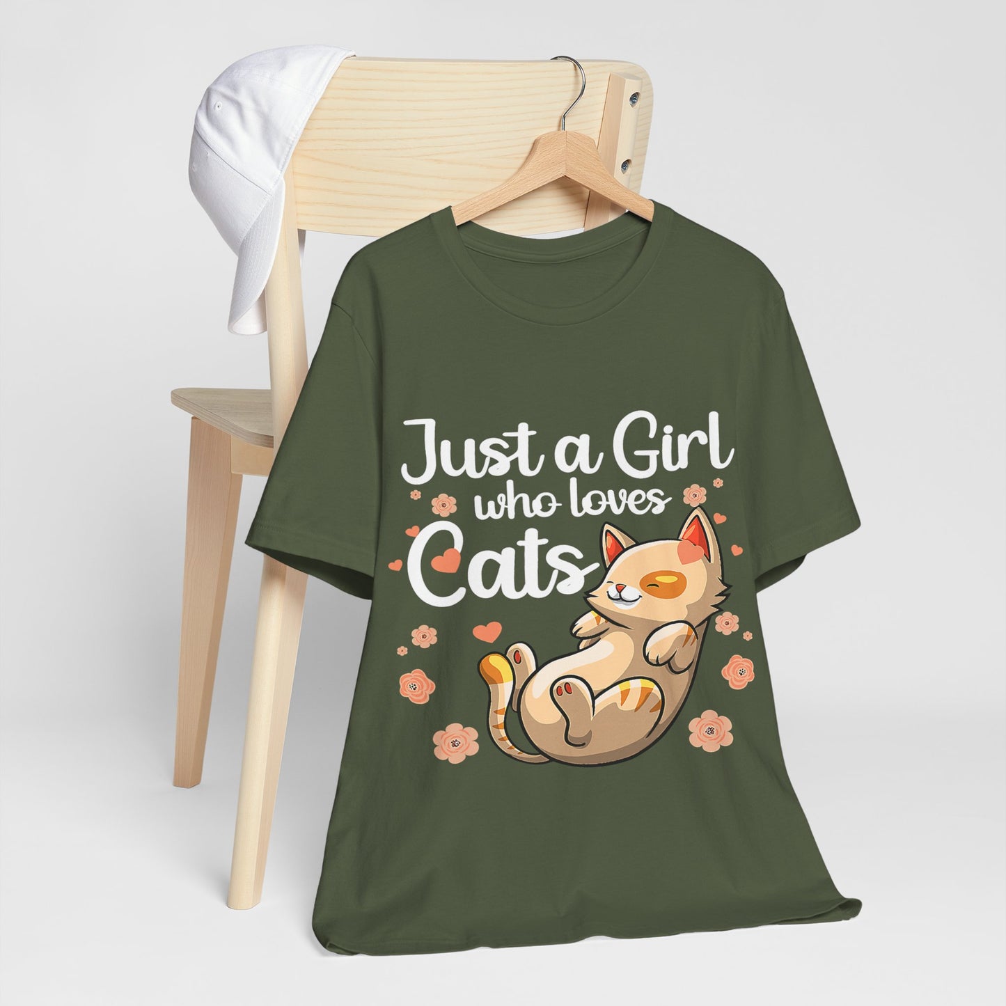 Adorable Cat Graphic Tee, Cute Cat Shirt, Gift for Cat Lovers, Pet Lovers Apparel, Casual Unisex Tee, Fun Animal T-shirt