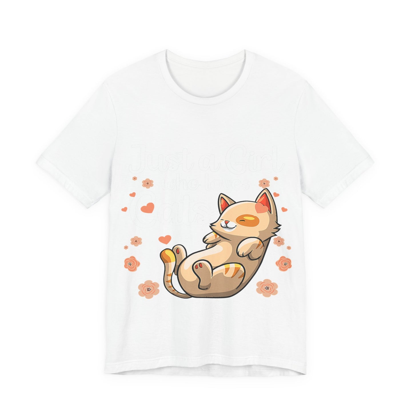 Adorable Cat Graphic Tee, Cute Cat Shirt, Gift for Cat Lovers, Pet Lovers Apparel, Casual Unisex Tee, Fun Animal T-shirt