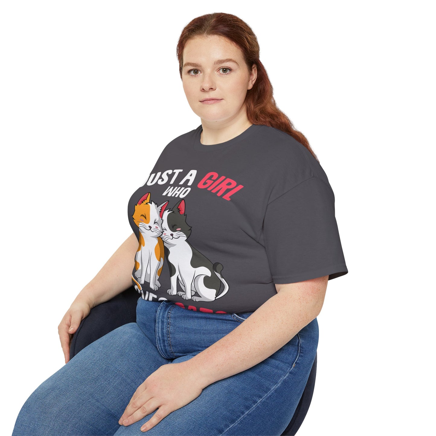 Cute Cat Girls Unisex Tee, Perfect for Cat Lovers, Gift for Her, Birthday Shirt, Animal Lover Tee