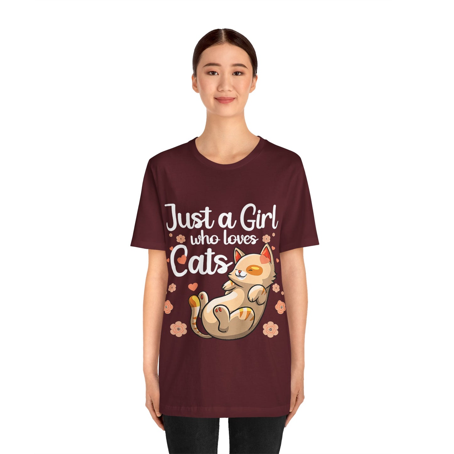 Adorable Cat Graphic Tee, Cute Cat Shirt, Gift for Cat Lovers, Pet Lovers Apparel, Casual Unisex Tee, Fun Animal T-shirt