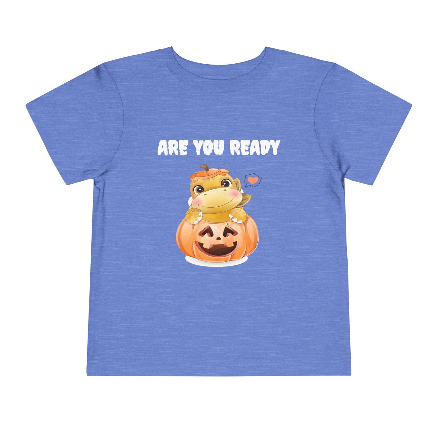 Adorable Pumpkin Frog Toddler Tee - Cute T-Shirt for Halloween, Fall Celebrations, Kids' Parties, Seasonal Dress-Up