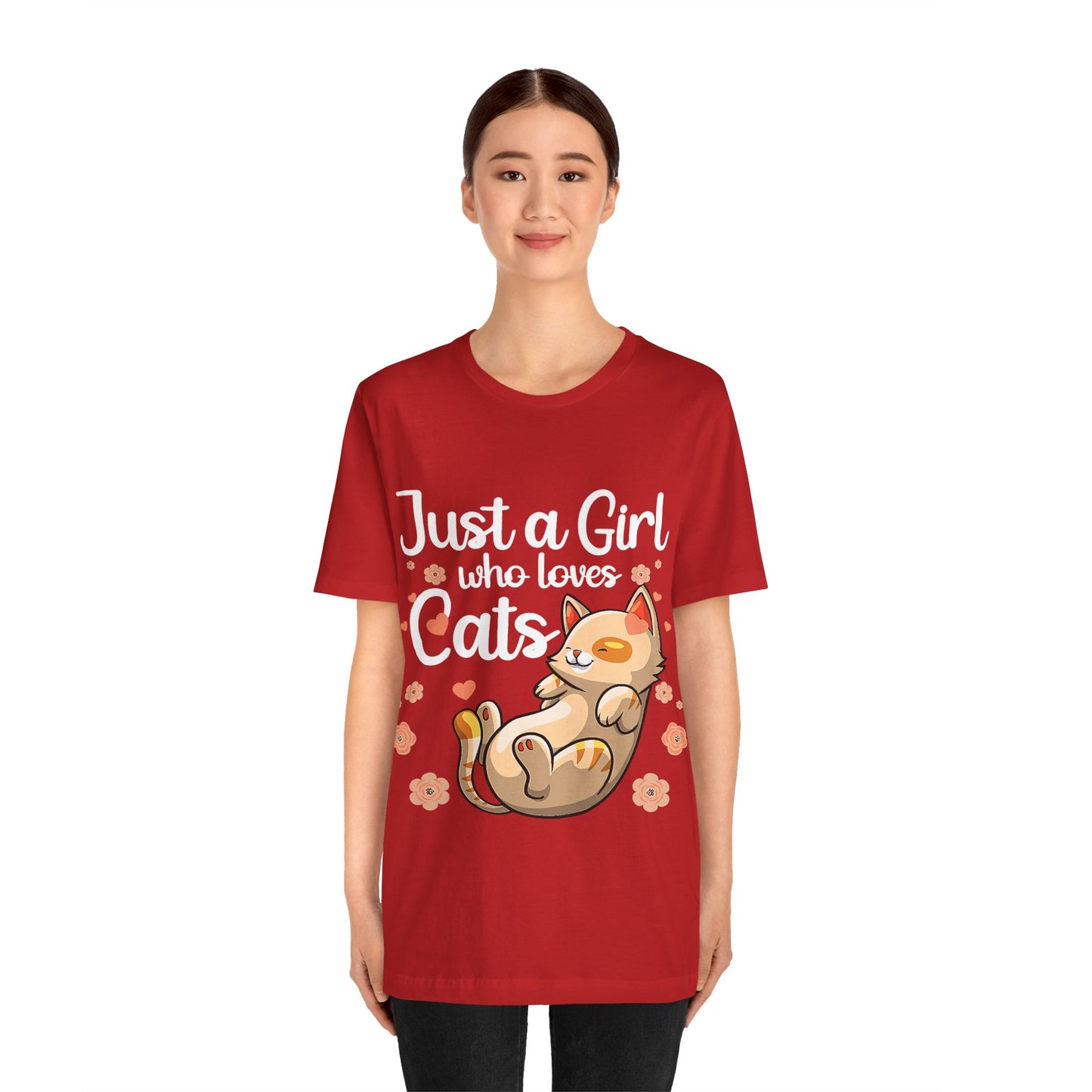 Adorable Cat Graphic Tee, Cute Cat Shirt, Gift for Cat Lovers, Pet Lovers Apparel, Casual Unisex Tee, Fun Animal T-shirt