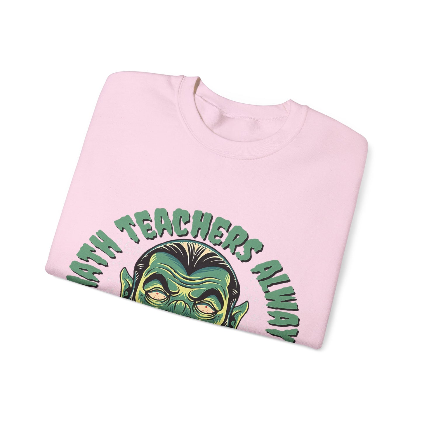 Halloween Count Dracula Sweatshirt, Unisex Crewneck for Teachers, Spooky Gift Idea, Fall Fashion, Halloween Costume