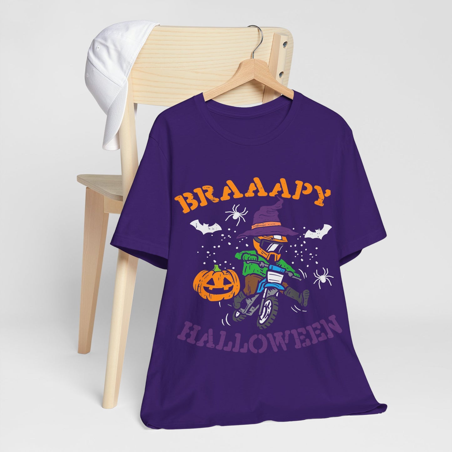 Halloween Themed Unisex Jersey Tee - Spooky Fun for Kids & Adults, Party Shirt, Trick or Treat Wear, October Celebration, Fall Festivities