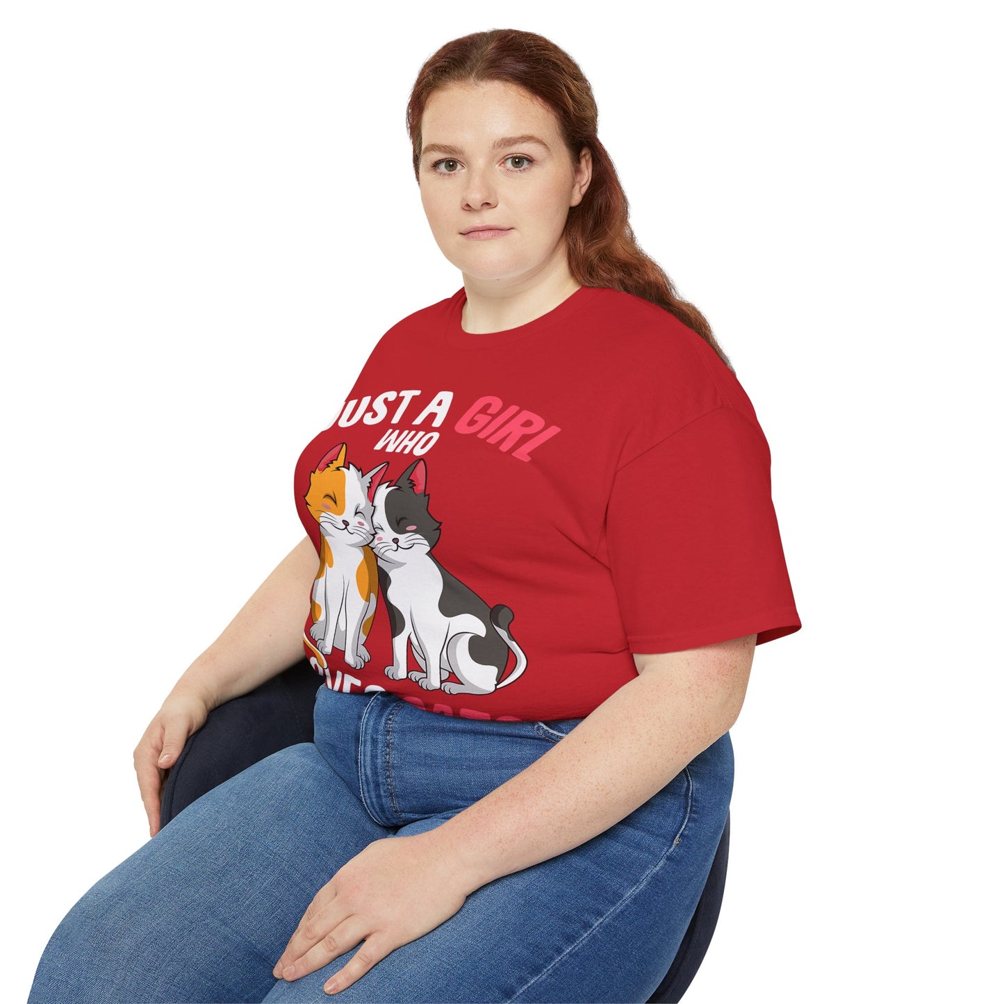 Cute Cat Girls Unisex Tee, Perfect for Cat Lovers, Gift for Her, Birthday Shirt, Animal Lover Tee