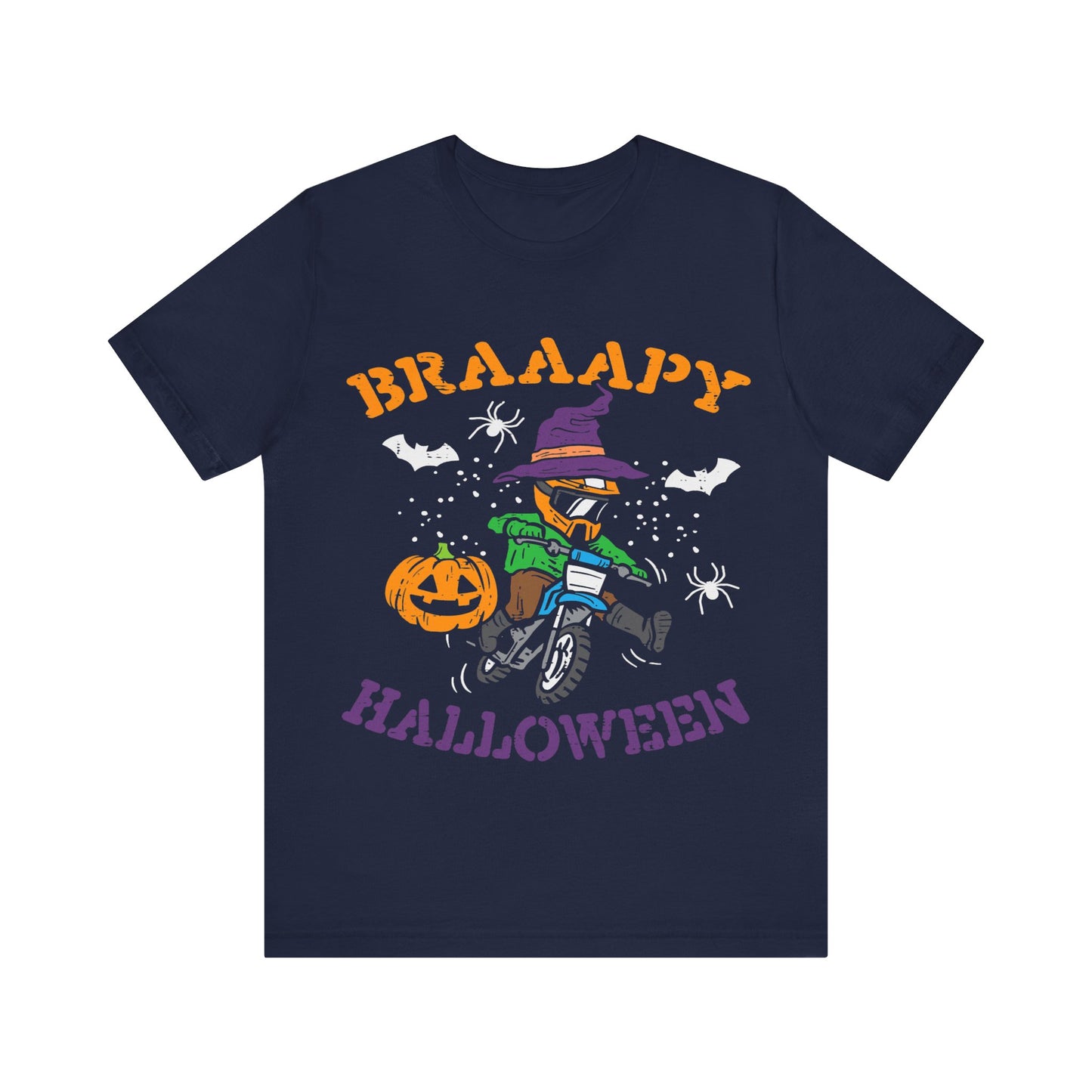 Halloween Themed Unisex Jersey Tee - Spooky Fun for Kids & Adults, Party Shirt, Trick or Treat Wear, October Celebration, Fall Festivities