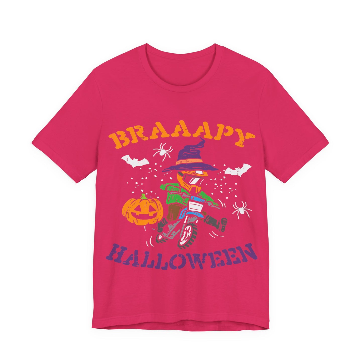 Halloween Themed Unisex Jersey Tee - Spooky Fun for Kids & Adults, Party Shirt, Trick or Treat Wear, October Celebration, Fall Festivities