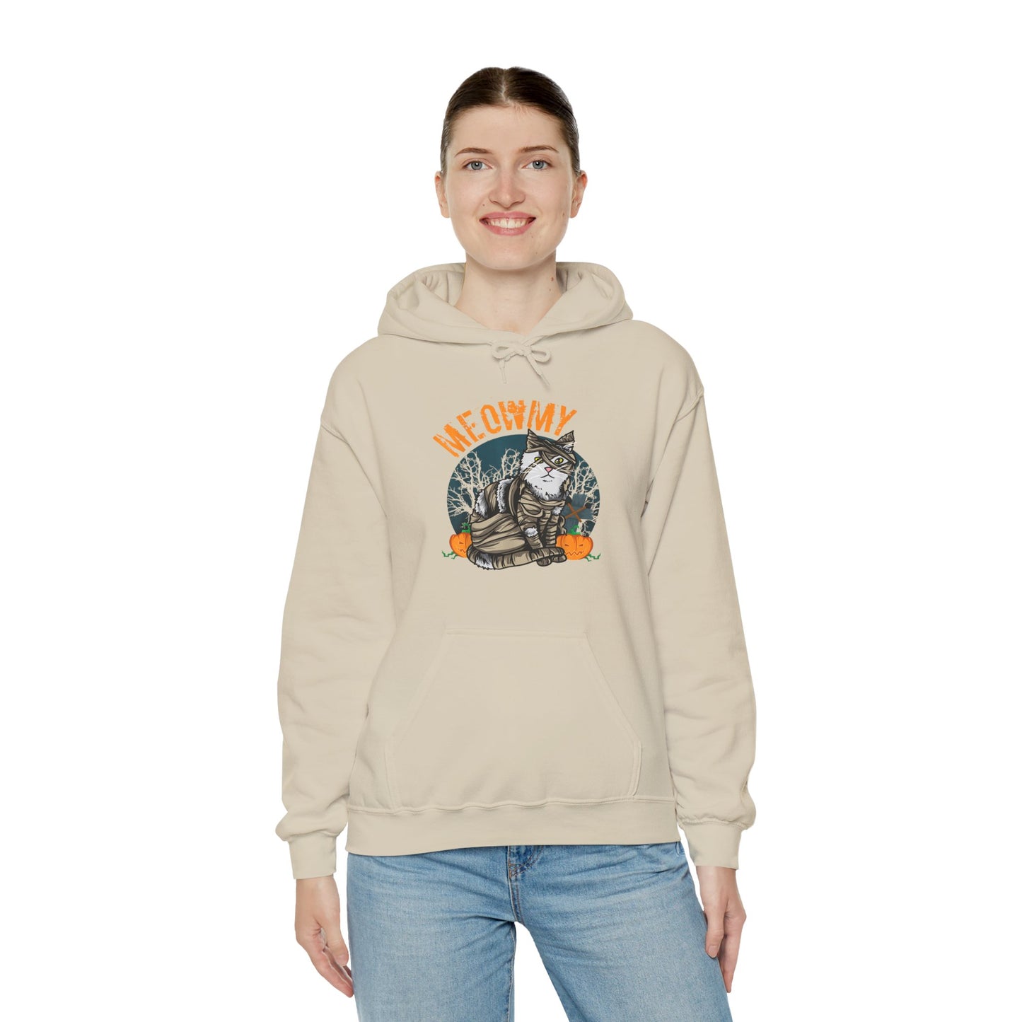 Cozy Cat-Themed Unisex Hoodie - Perfect for Cat Lovers, Fall Fashion, Halloween, Gift Idea, Casual Wear