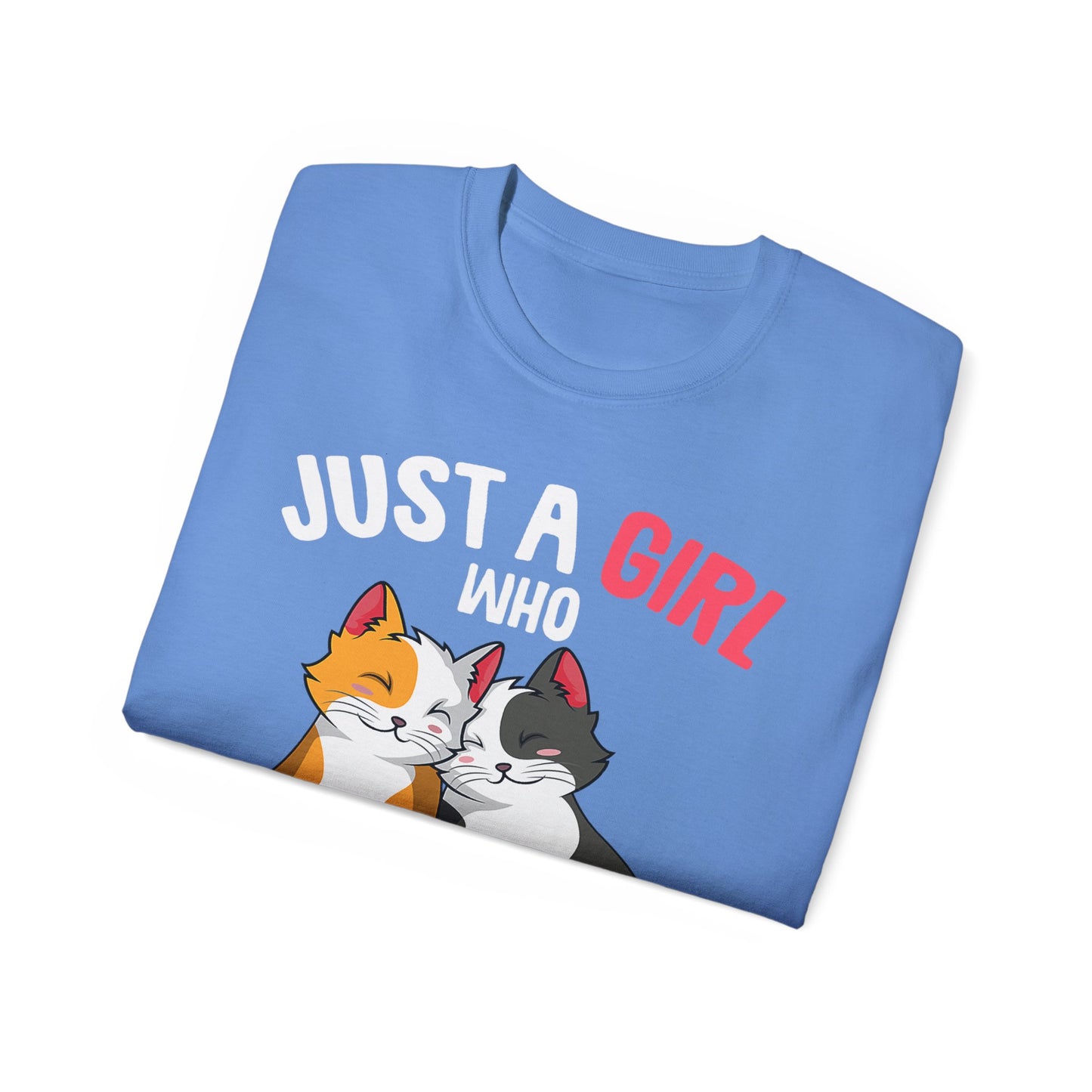 Cute Cat Girls Unisex Tee, Perfect for Cat Lovers, Gift for Her, Birthday Shirt, Animal Lover Tee