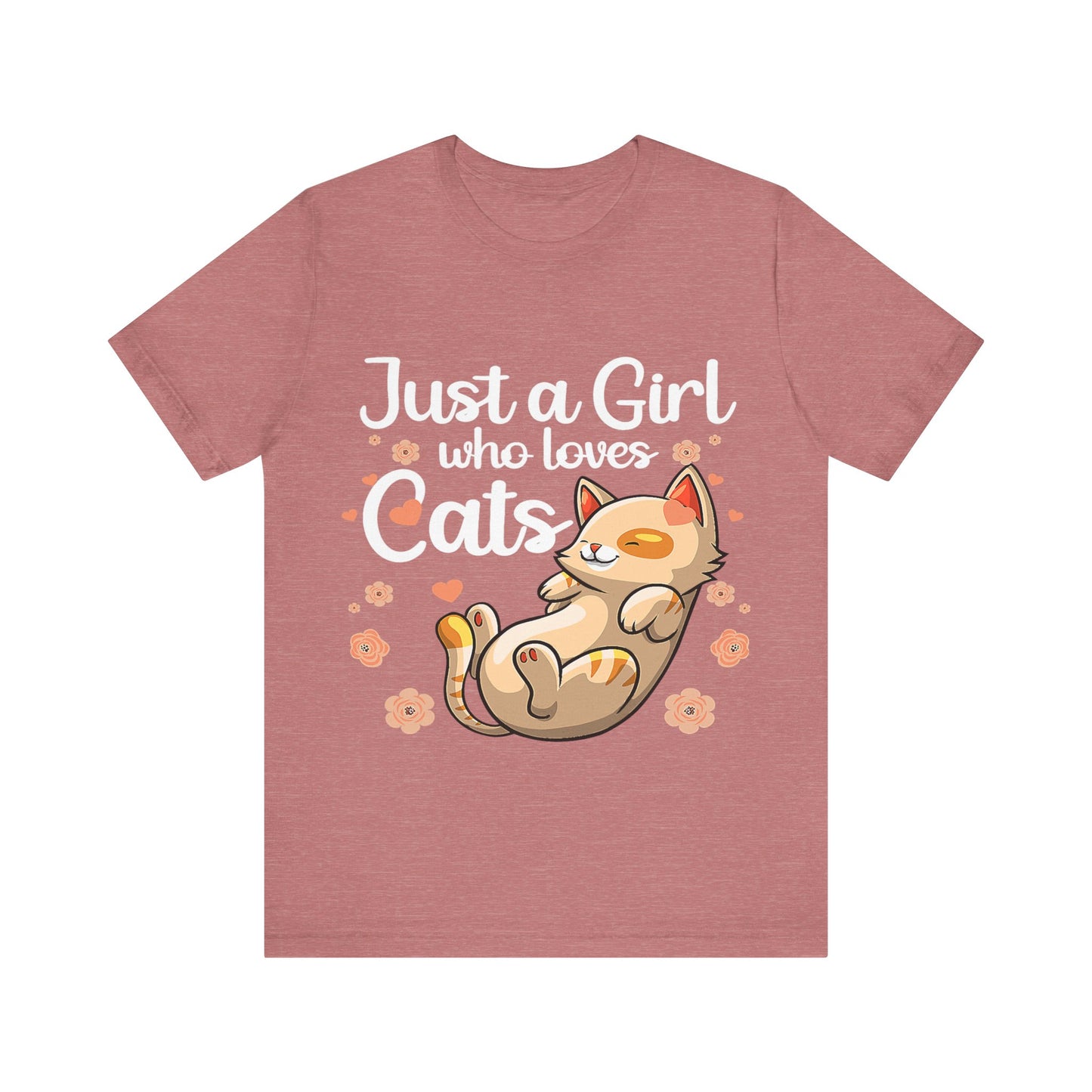 Adorable Cat Graphic Tee, Cute Cat Shirt, Gift for Cat Lovers, Pet Lovers Apparel, Casual Unisex Tee, Fun Animal T-shirt