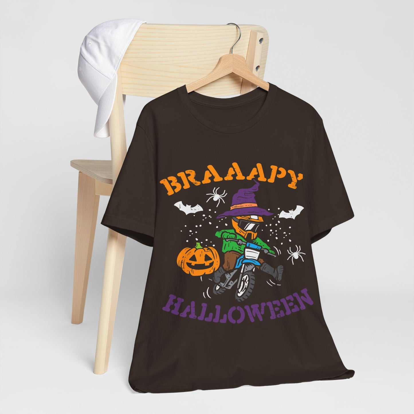Halloween Themed Unisex Jersey Tee - Spooky Fun for Kids & Adults, Party Shirt, Trick or Treat Wear, October Celebration, Fall Festivities