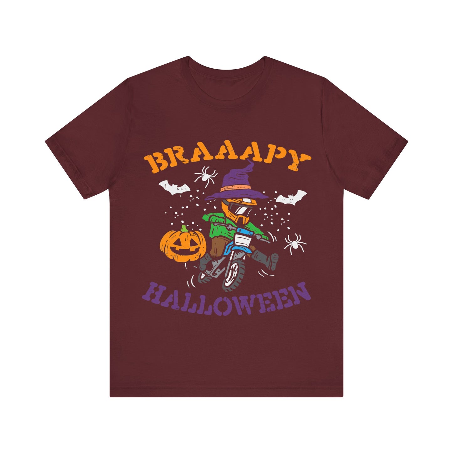 Halloween Themed Unisex Jersey Tee - Spooky Fun for Kids & Adults, Party Shirt, Trick or Treat Wear, October Celebration, Fall Festivities