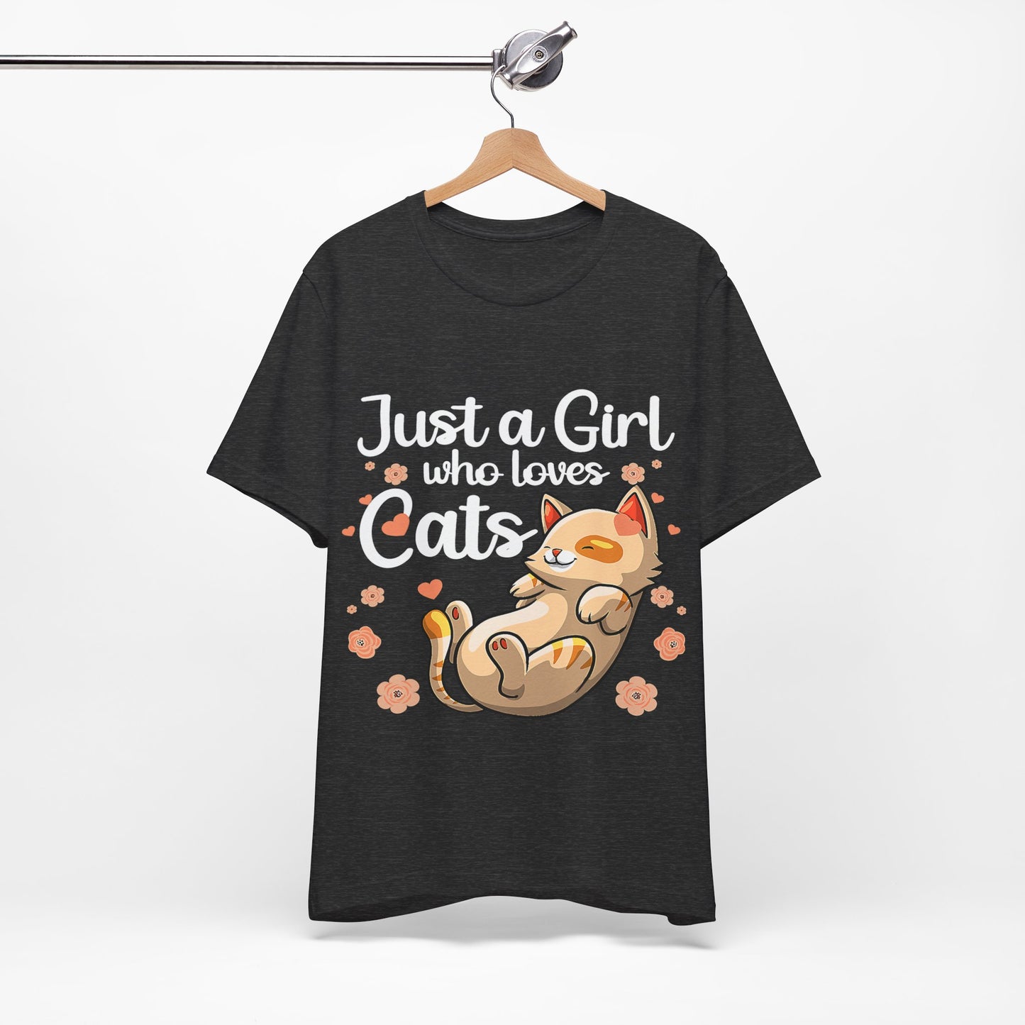 Adorable Cat Graphic Tee, Cute Cat Shirt, Gift for Cat Lovers, Pet Lovers Apparel, Casual Unisex Tee, Fun Animal T-shirt