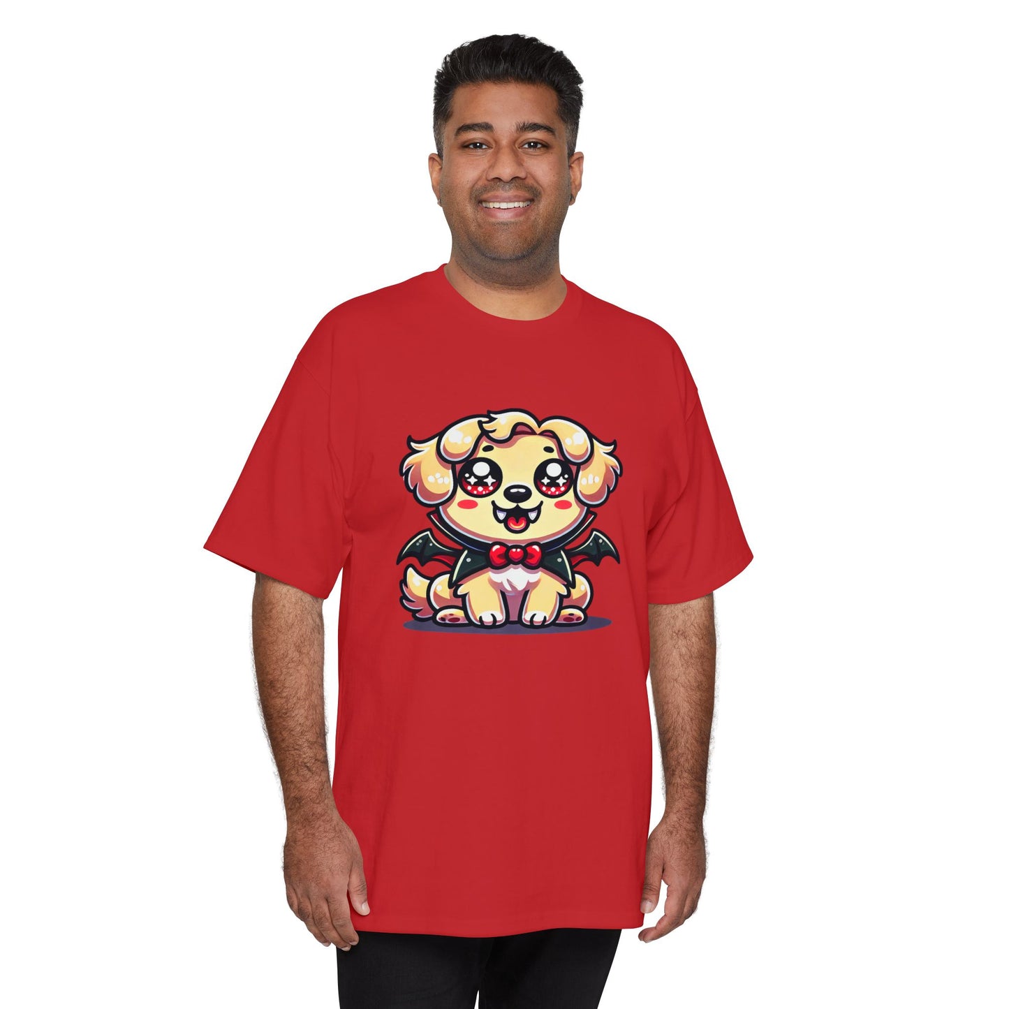 Cute Halloween Puppy Design T-Shirt, Perfect for Pet Lovers, Halloween Parties, Gift for Dog Lovers, Casual Wear, Unisex Style