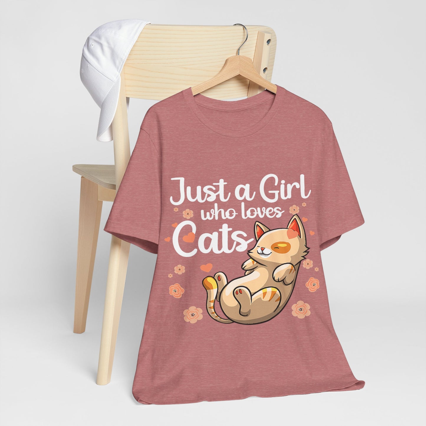 Adorable Cat Graphic Tee, Cute Cat Shirt, Gift for Cat Lovers, Pet Lovers Apparel, Casual Unisex Tee, Fun Animal T-shirt