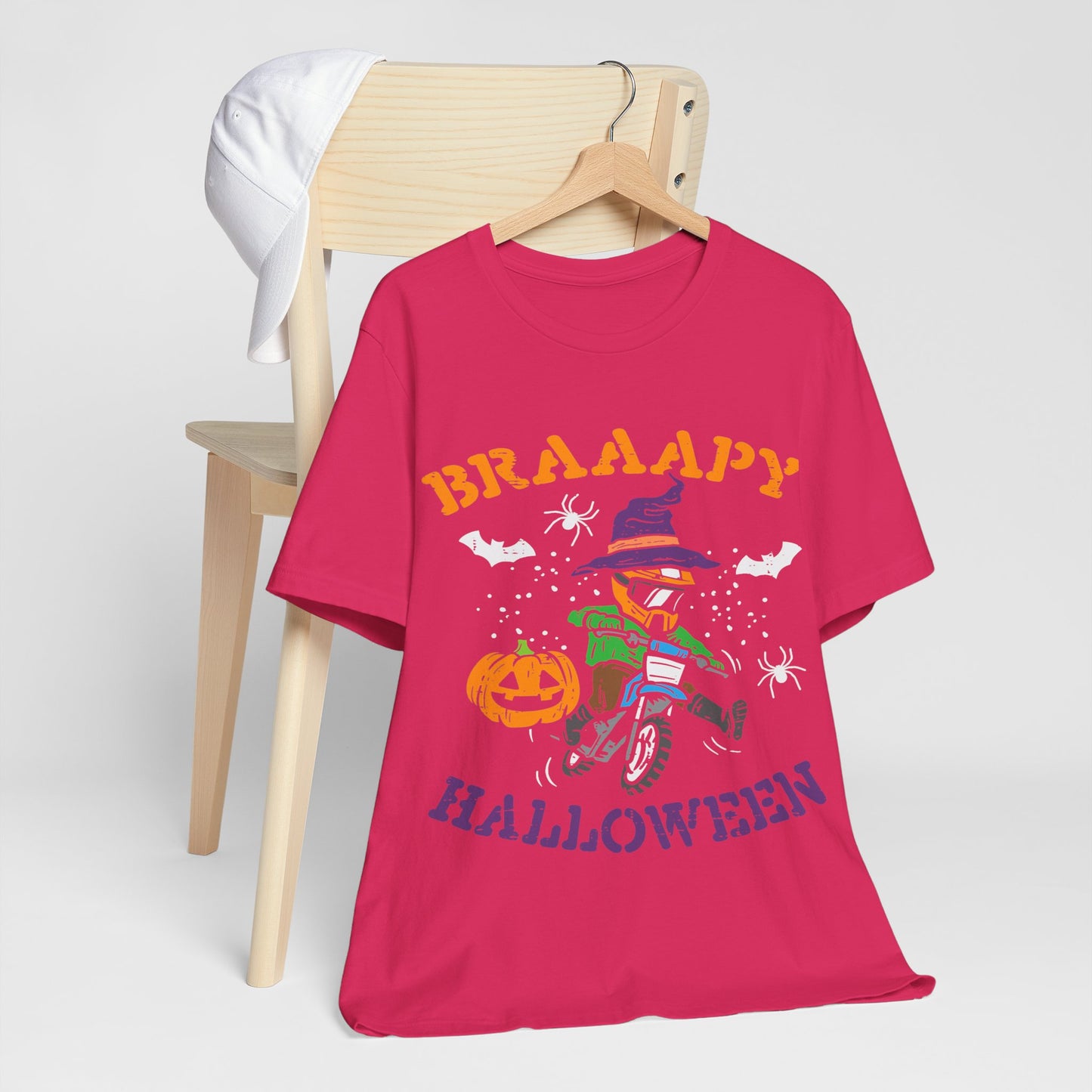 Halloween Themed Unisex Jersey Tee - Spooky Fun for Kids & Adults, Party Shirt, Trick or Treat Wear, October Celebration, Fall Festivities