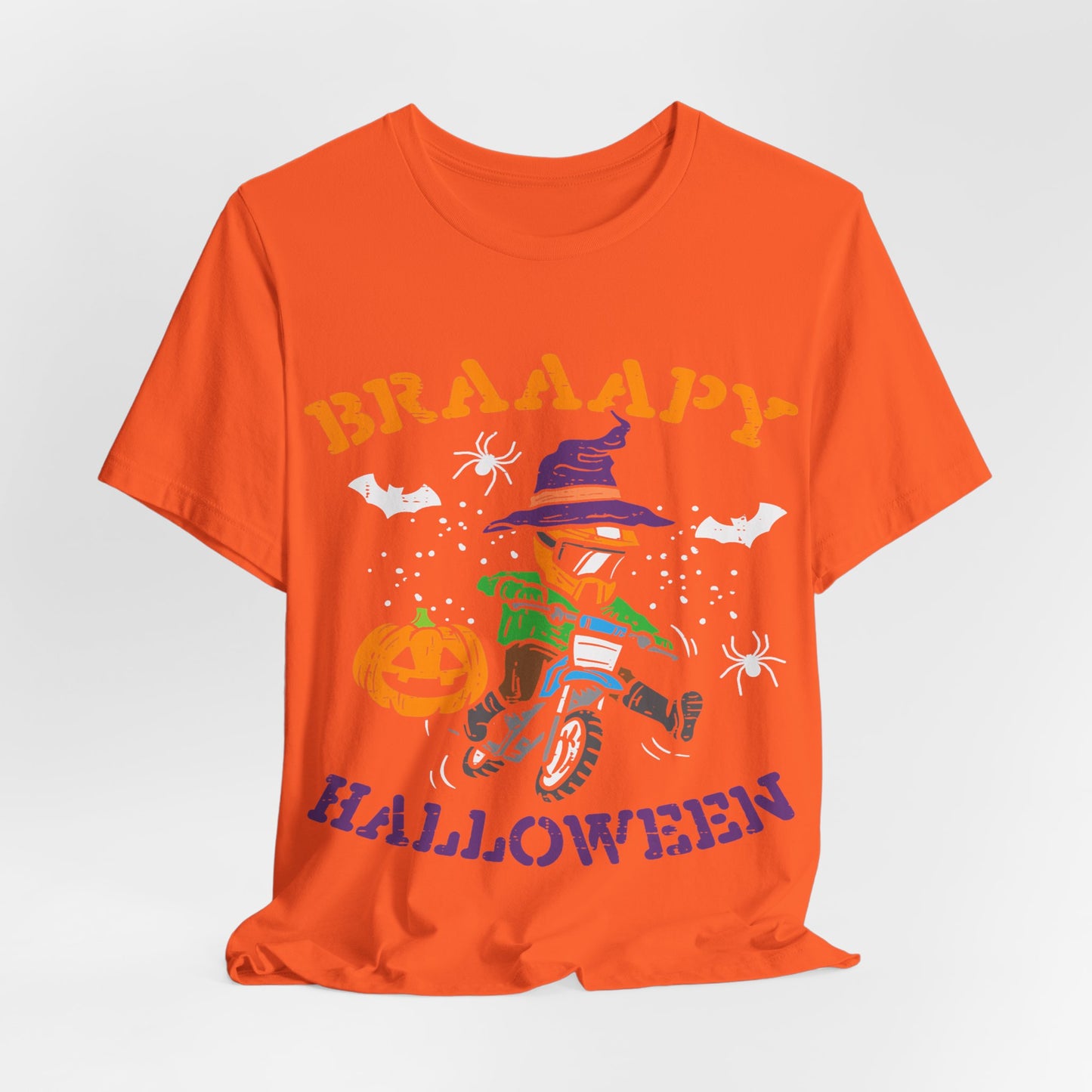 Halloween Themed Unisex Jersey Tee - Spooky Fun for Kids & Adults, Party Shirt, Trick or Treat Wear, October Celebration, Fall Festivities