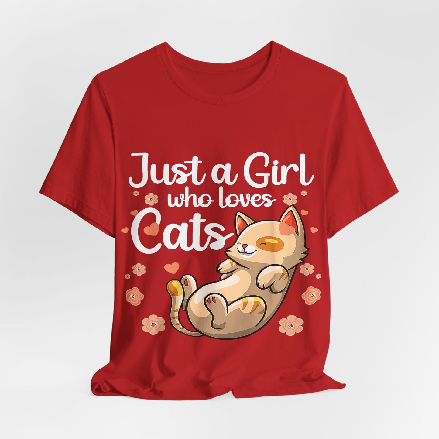 Adorable Cat Graphic Tee, Cute Cat Shirt, Gift for Cat Lovers, Pet Lovers Apparel, Casual Unisex Tee, Fun Animal T-shirt