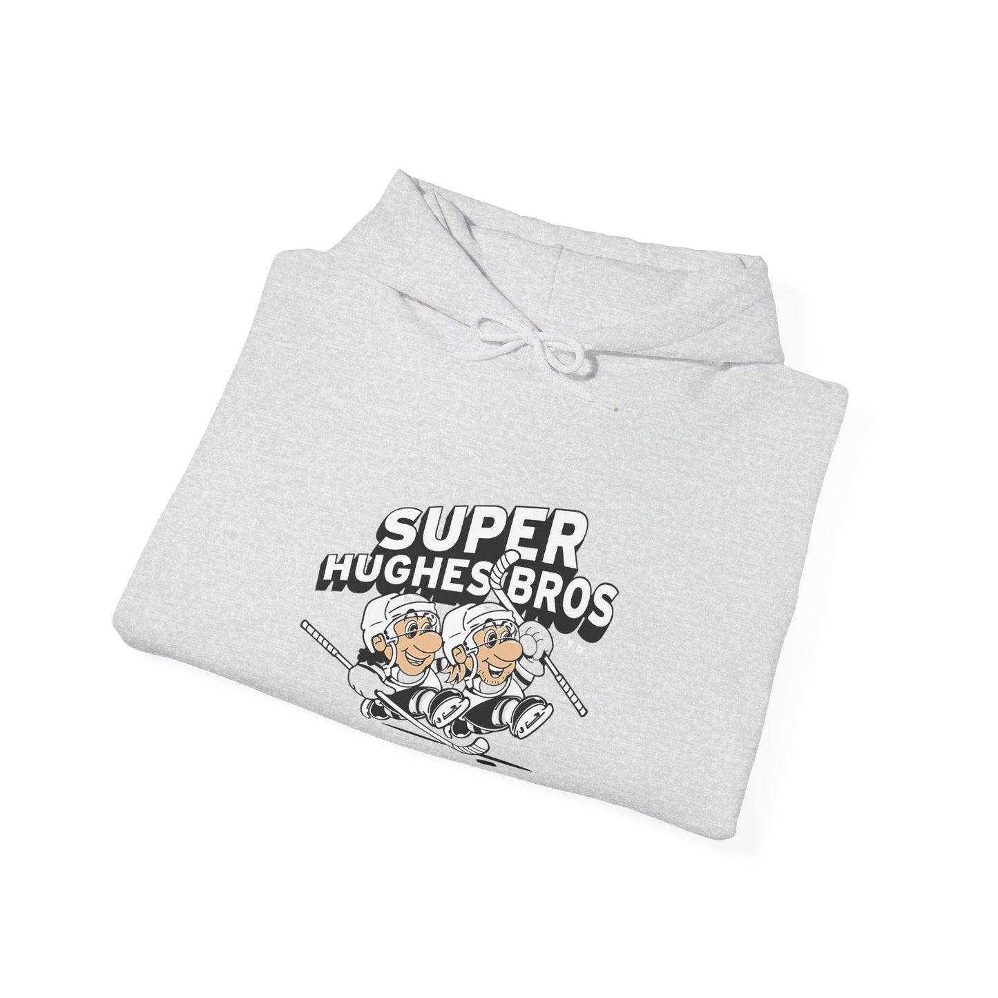 Super Hughes Bros Hoodie, Cozy Unisex Sweatshirt for Gamers, Fun Gift for Birthdays and Holidays, Relaxed Casual Wear