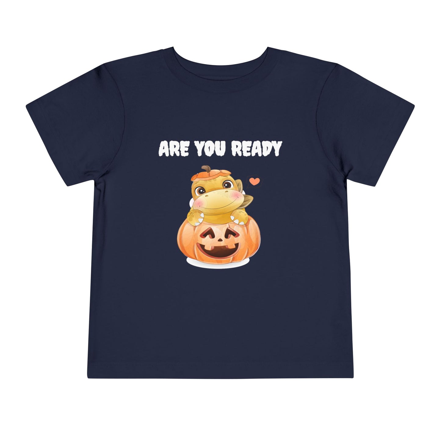 Adorable Pumpkin Frog Toddler Tee - Cute T-Shirt for Halloween, Fall Celebrations, Kids' Parties, Seasonal Dress-Up