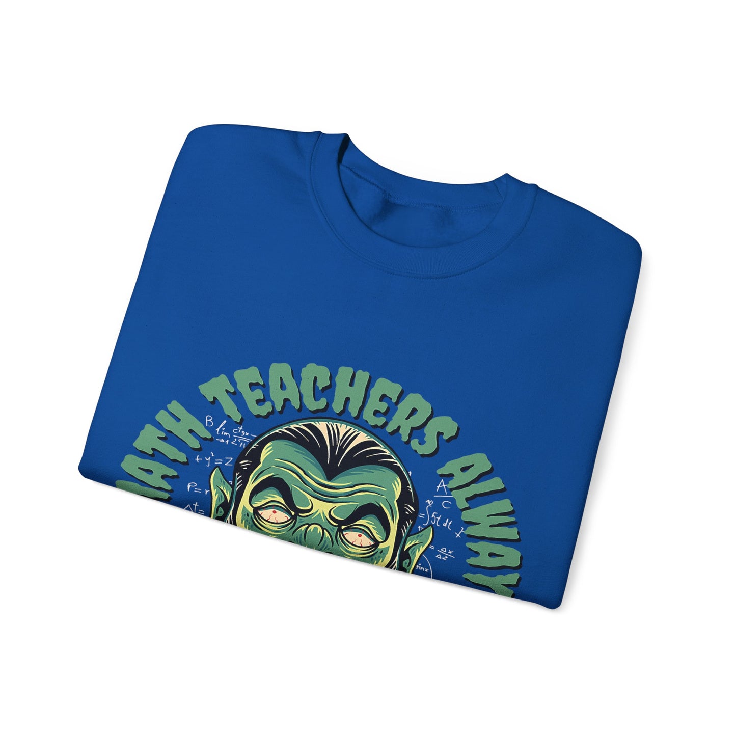 Halloween Count Dracula Sweatshirt, Unisex Crewneck for Teachers, Spooky Gift Idea, Fall Fashion, Halloween Costume