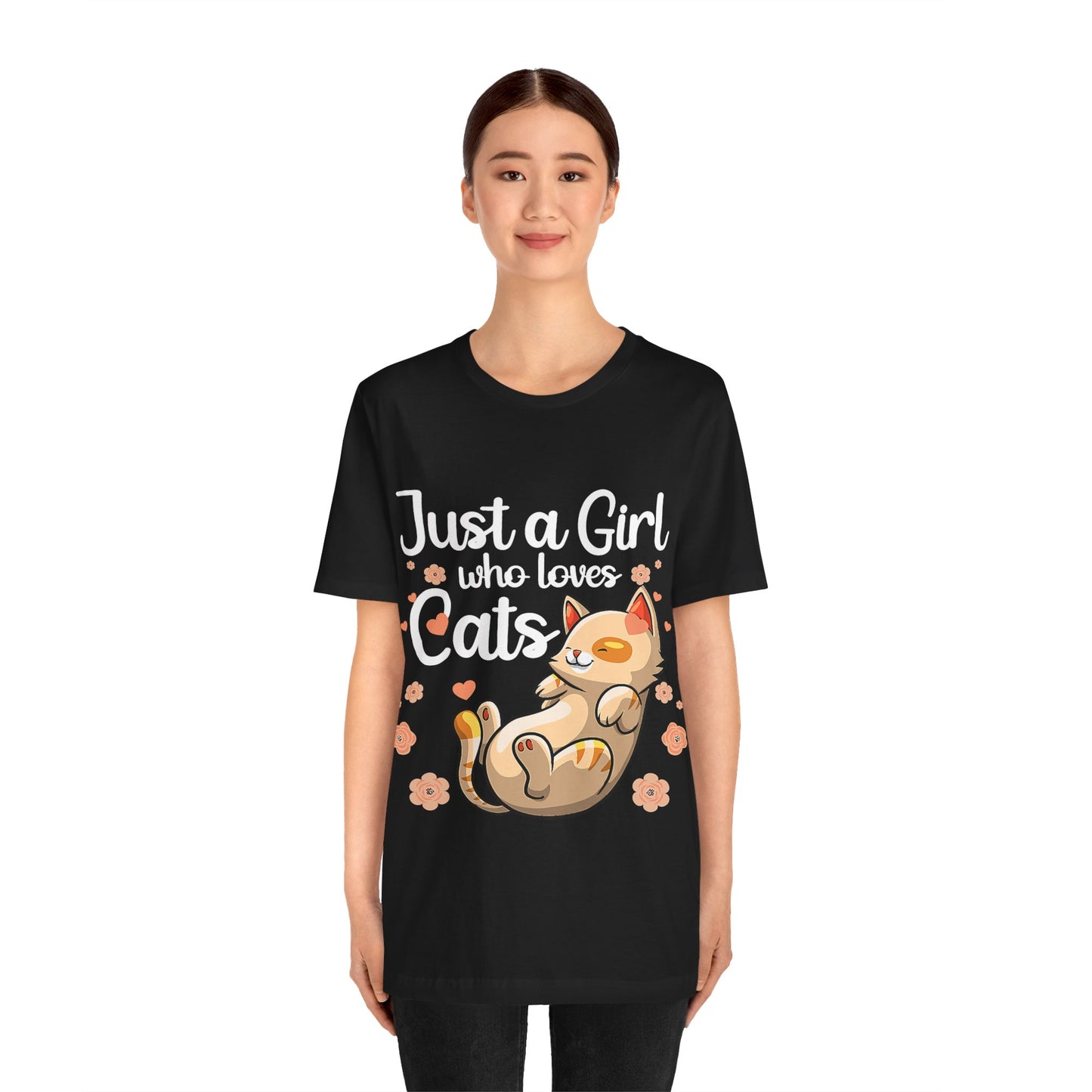 Adorable Cat Graphic Tee, Cute Cat Shirt, Gift for Cat Lovers, Pet Lovers Apparel, Casual Unisex Tee, Fun Animal T-shirt