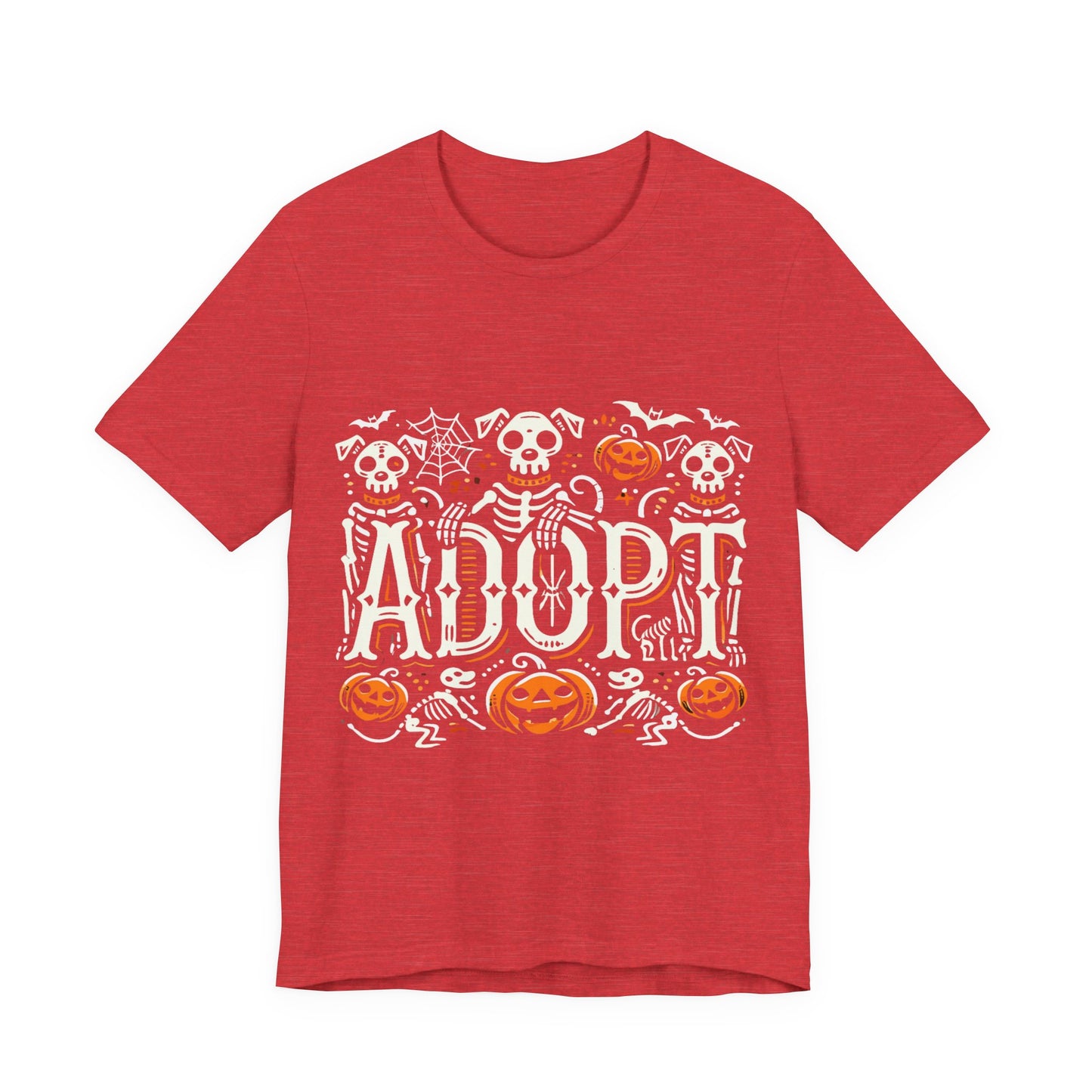 Pumpkin-Themed Adoption Awareness Tee, Perfect for Halloween, Dog Lovers, Pet Advocates, Animal Rescue Fundraisers, Fall Celebrations