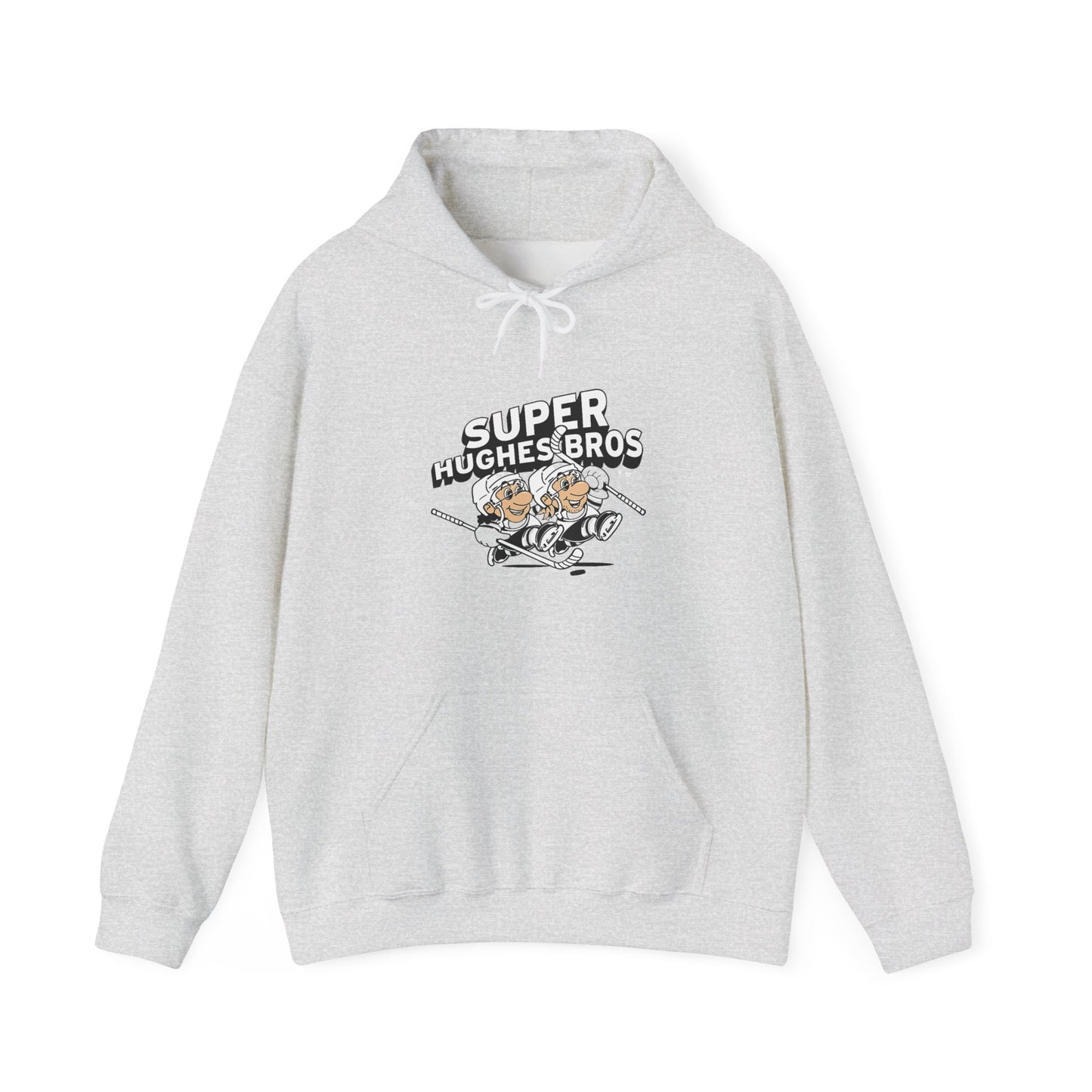 Super Hughes Bros Hoodie, Cozy Unisex Sweatshirt for Gamers, Fun Gift for Birthdays and Holidays, Relaxed Casual Wear
