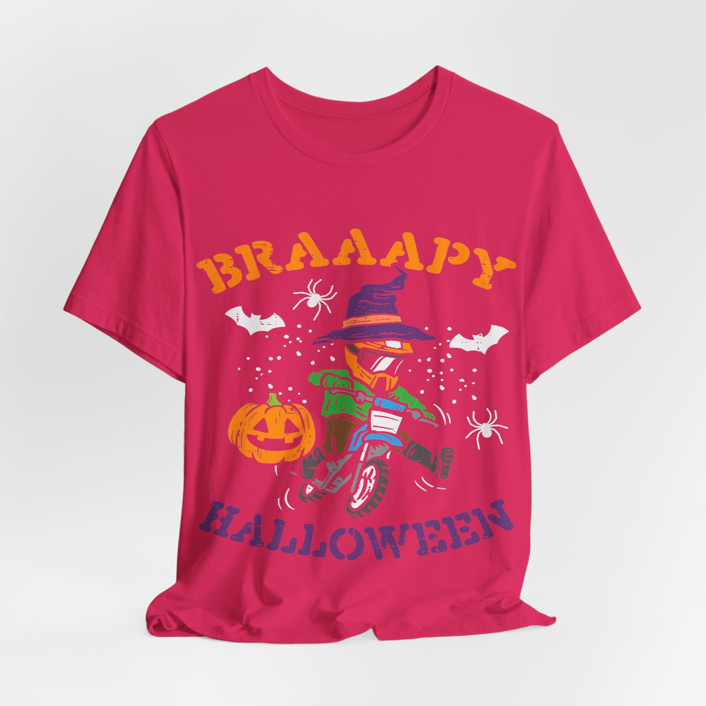 Halloween Themed Unisex Jersey Tee - Spooky Fun for Kids & Adults, Party Shirt, Trick or Treat Wear, October Celebration, Fall Festivities