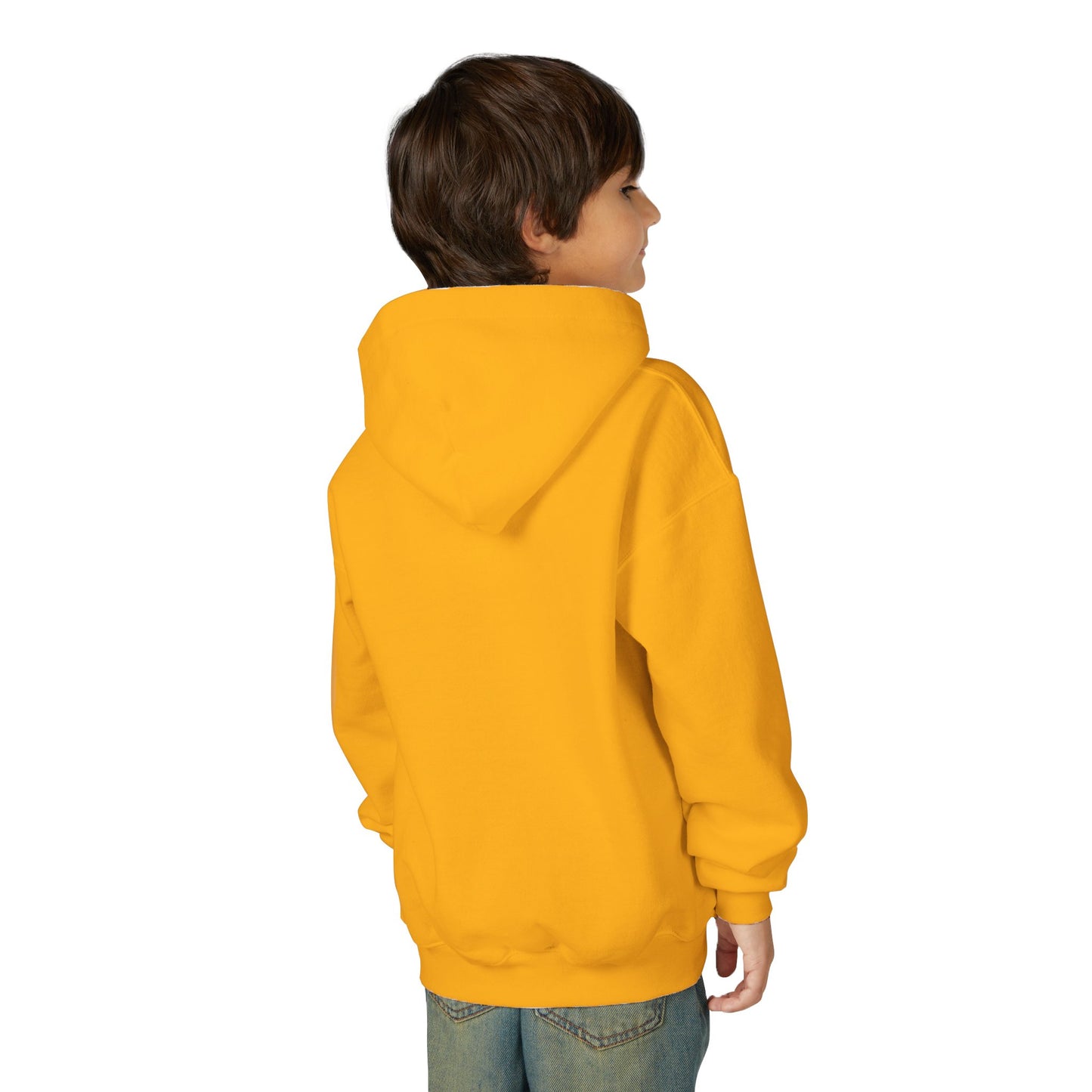 Youth Hooded Sweatshirt - Everyone is Welcome Here, Rainbow Sweatshirt, Cozy Pullover, Inclusive Gift, Kids Hoodie, LGBTQ+ Apparel