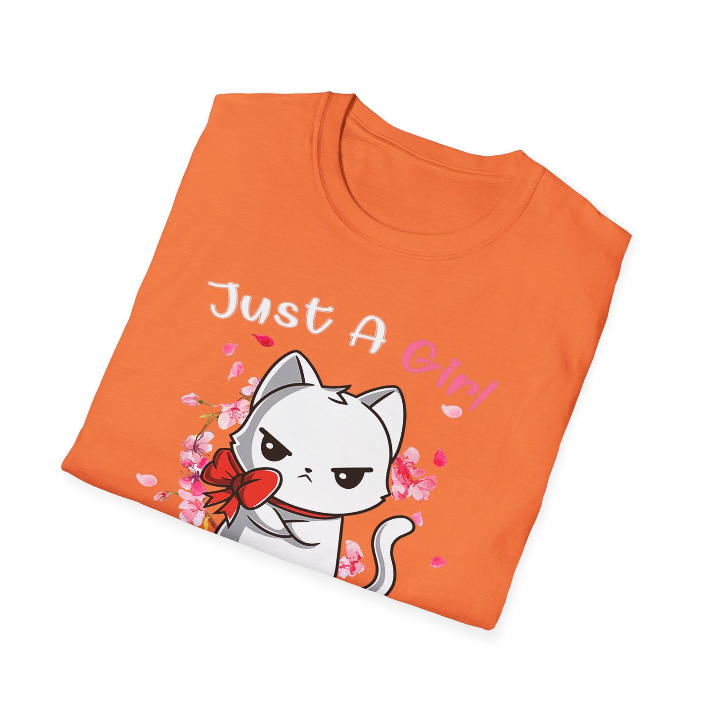 Cute Kittens Graphic Tee, Unisex Softstyle T-Shirt for Cat Lovers, Gift for Birthdays, Valentine's Day, Casual Wear, Animal Lovers