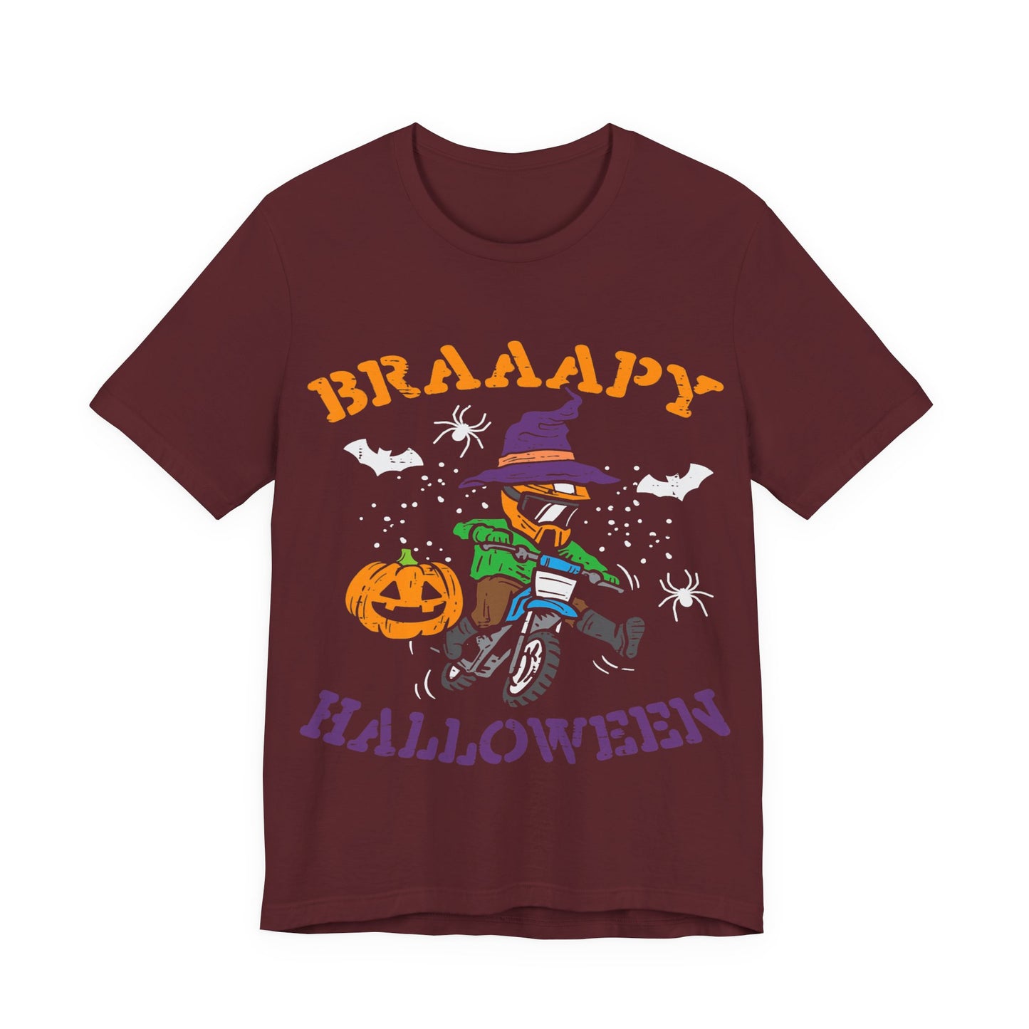 Halloween Themed Unisex Jersey Tee - Spooky Fun for Kids & Adults, Party Shirt, Trick or Treat Wear, October Celebration, Fall Festivities