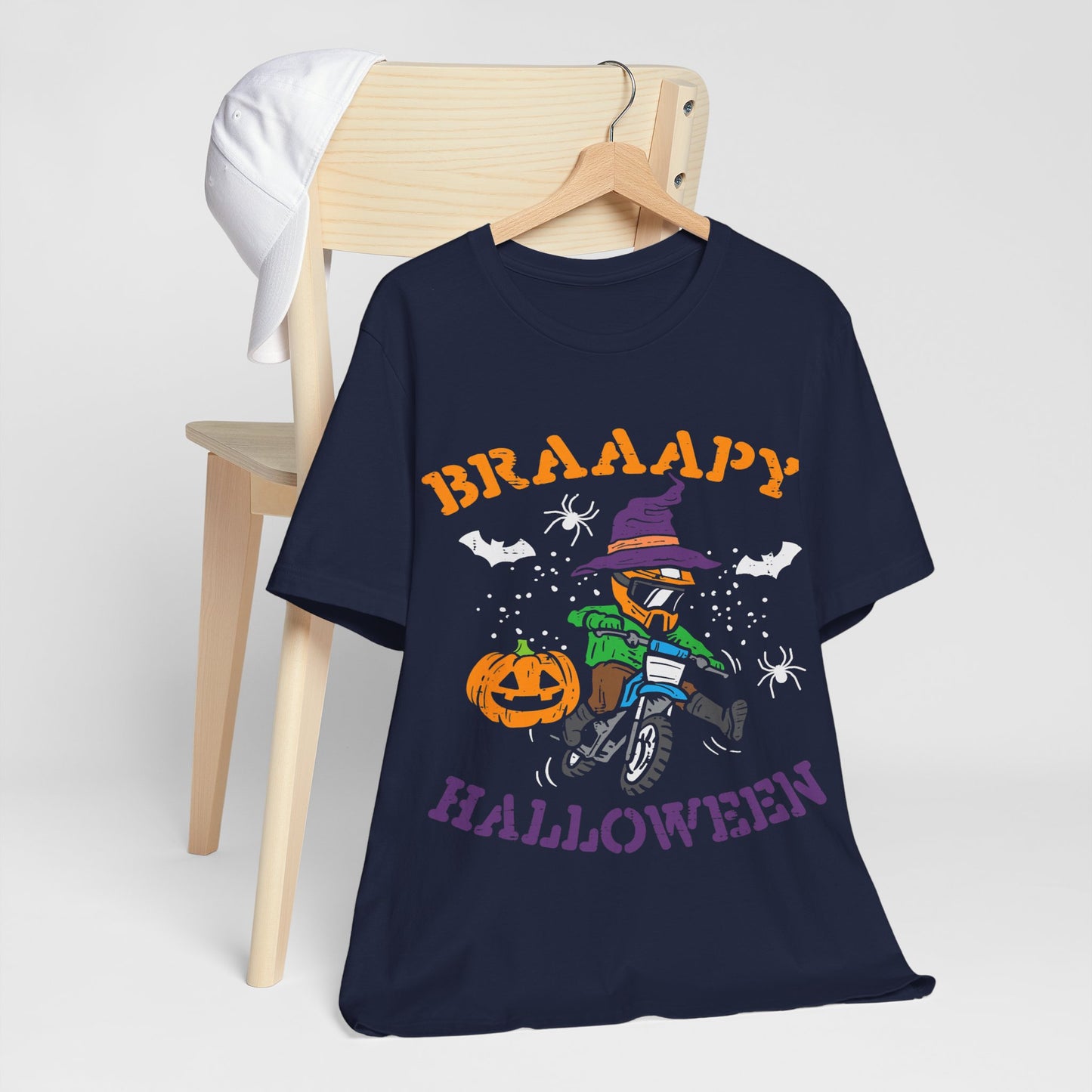 Halloween Themed Unisex Jersey Tee - Spooky Fun for Kids & Adults, Party Shirt, Trick or Treat Wear, October Celebration, Fall Festivities