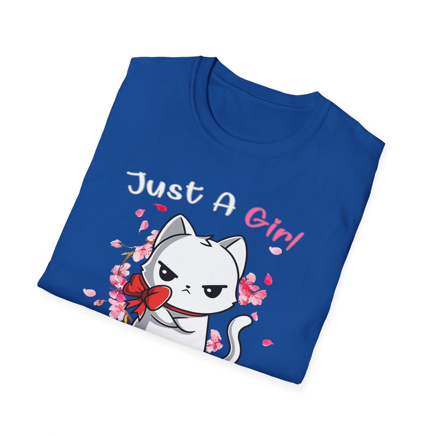 Cute Kittens Graphic Tee, Unisex Softstyle T-Shirt for Cat Lovers, Gift for Birthdays, Valentine's Day, Casual Wear, Animal Lovers