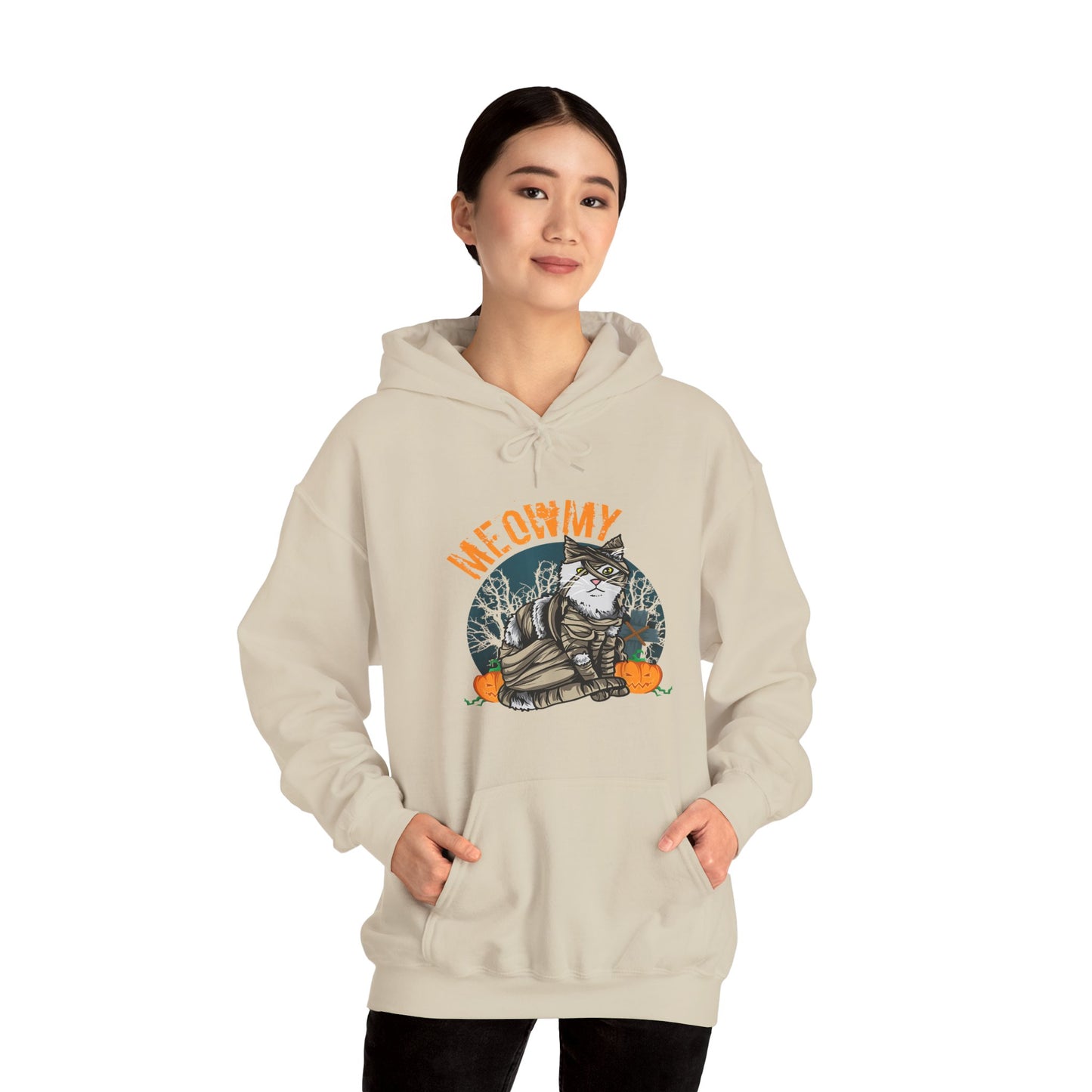 Cozy Cat-Themed Unisex Hoodie - Perfect for Cat Lovers, Fall Fashion, Halloween, Gift Idea, Casual Wear