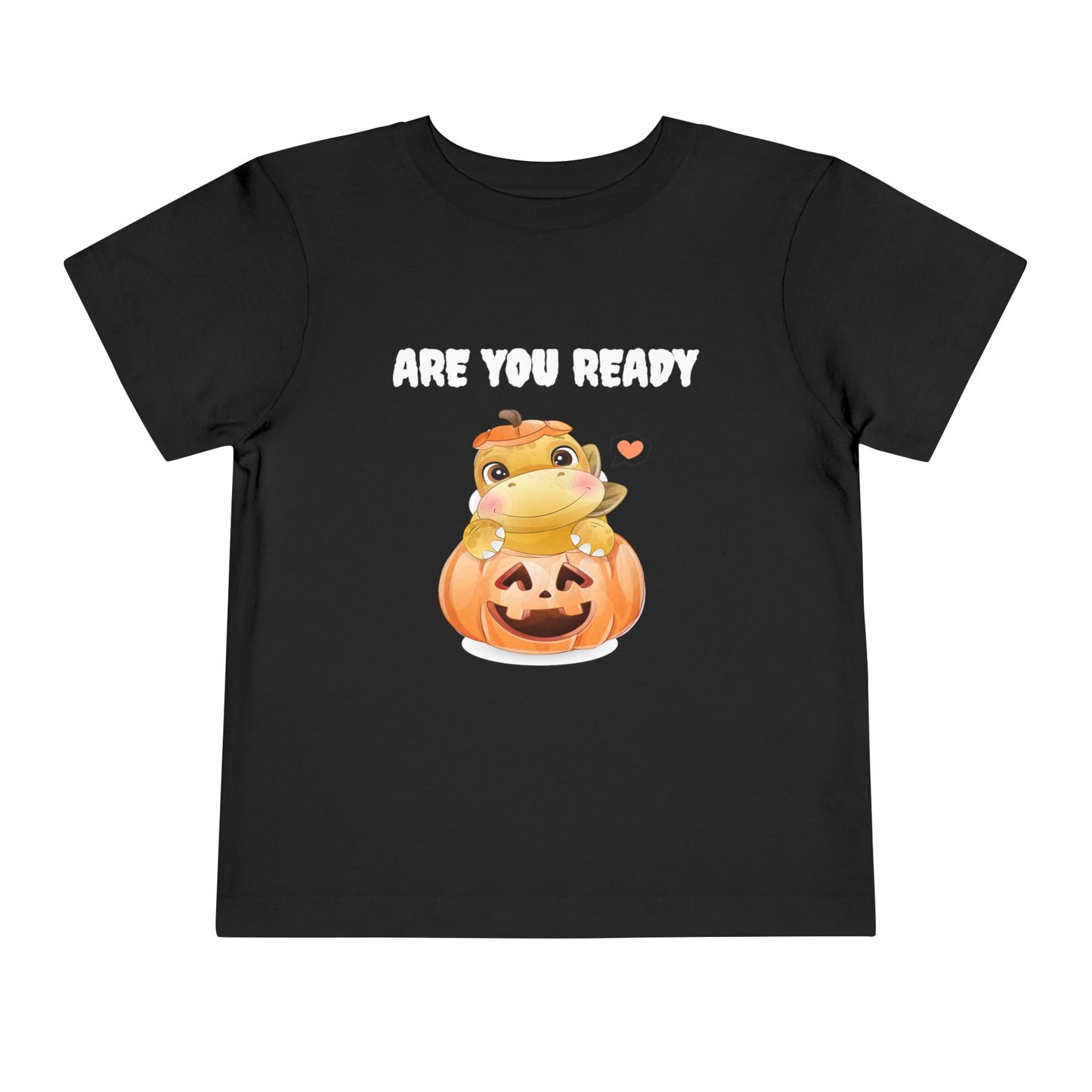 Adorable Pumpkin Frog Toddler Tee - Cute T-Shirt for Halloween, Fall Celebrations, Kids' Parties, Seasonal Dress-Up