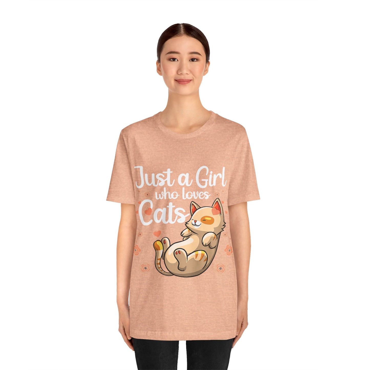 Adorable Cat Graphic Tee, Cute Cat Shirt, Gift for Cat Lovers, Pet Lovers Apparel, Casual Unisex Tee, Fun Animal T-shirt