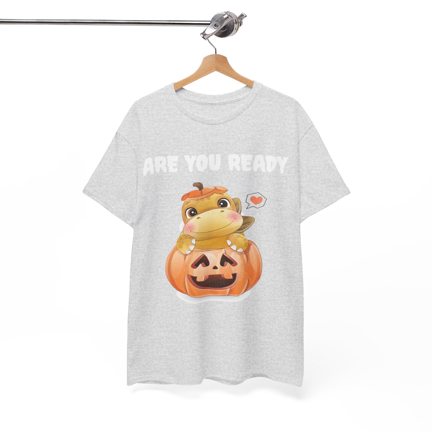 Cute Halloween Frog Tee | Unisex Heavy Cotton Shirt, Fall Fashion, Pumpkin Lovers, Spooky Season, Gift for Kids
