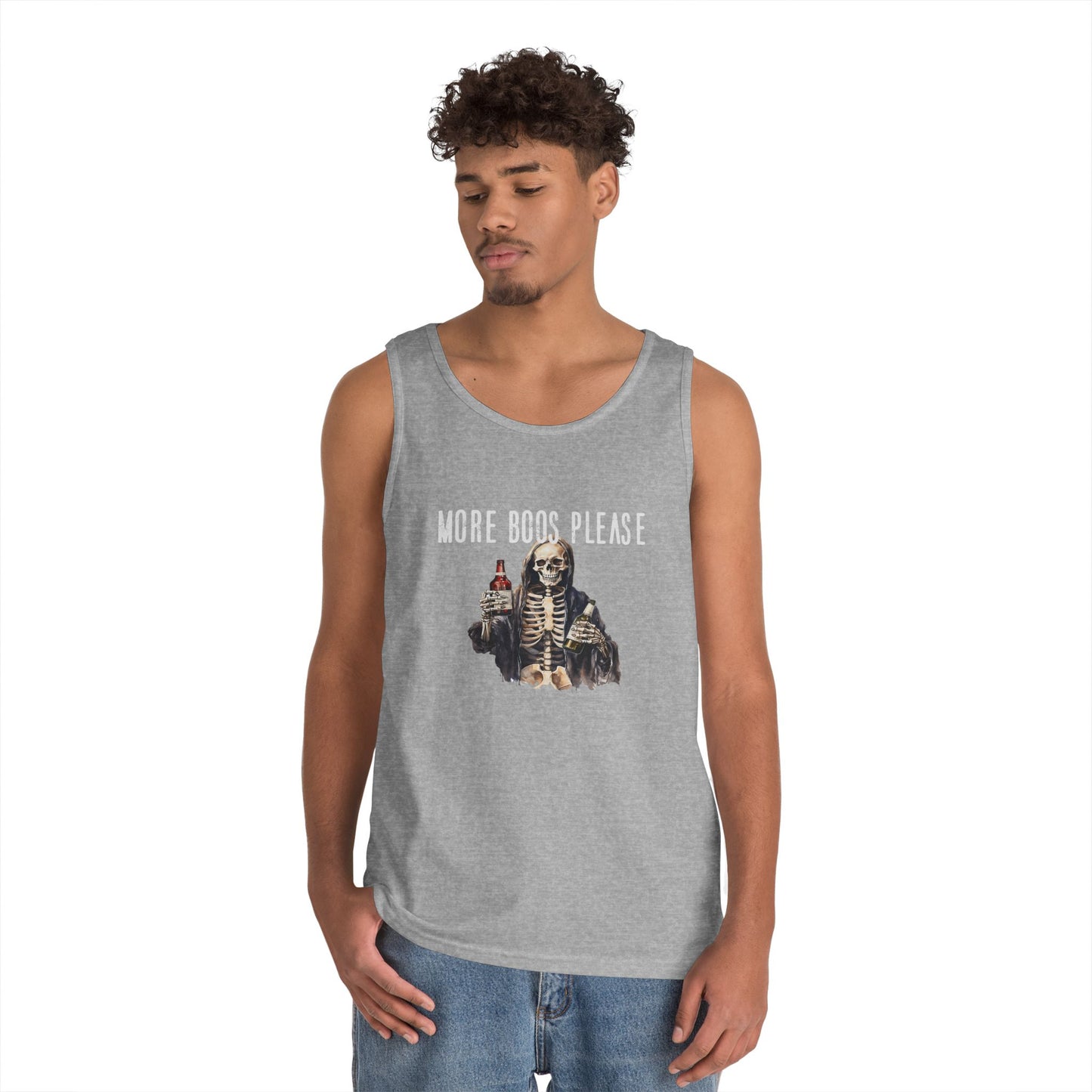 Unisex Skeleton Tank Top - Perfect for Halloween Parties, Casual Wear, Summer Outfits, Gifts for Friends, Festival Fashion