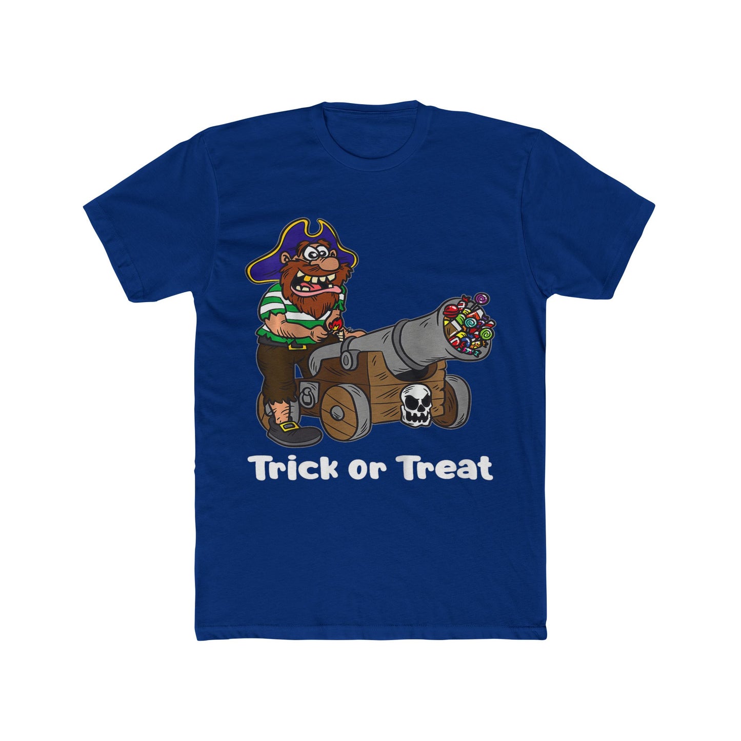 Pirate-Themed Unisex Cotton Crew Tee