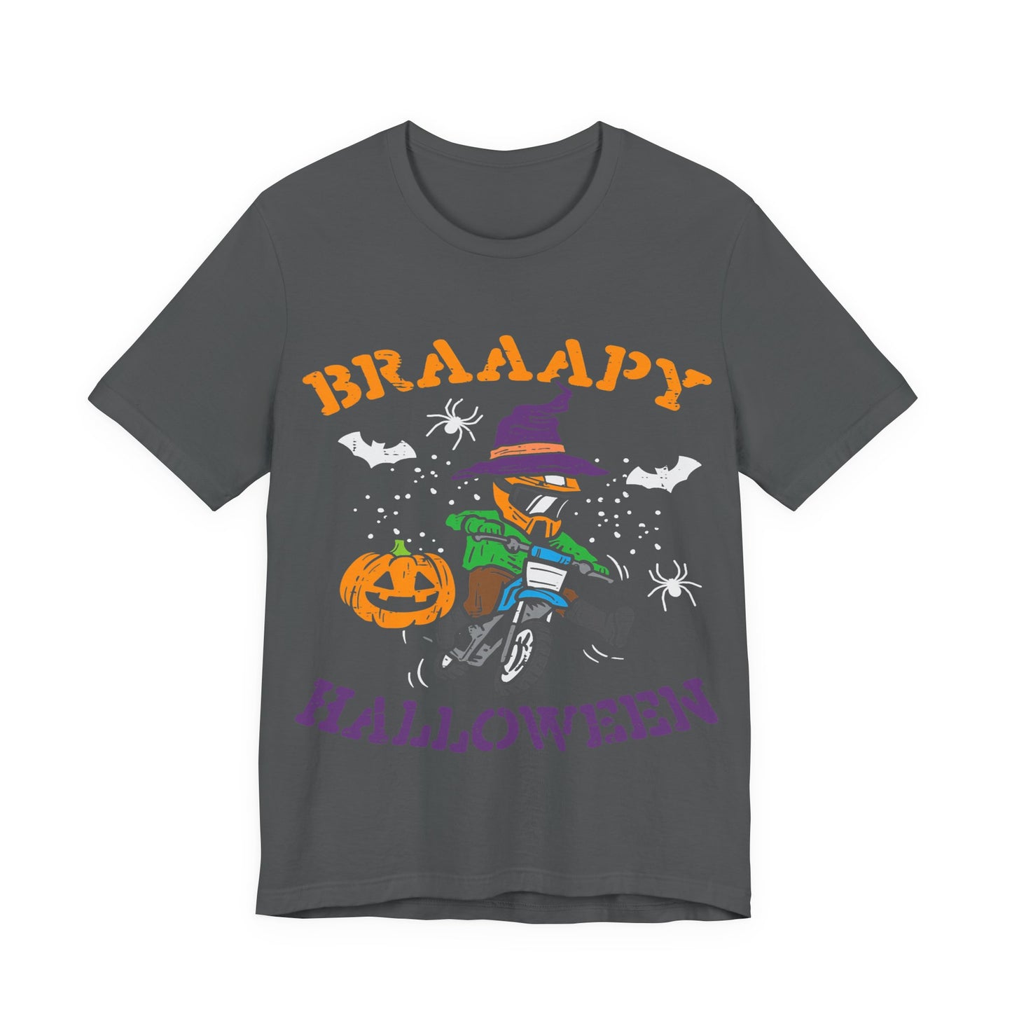 Halloween Themed Unisex Jersey Tee - Spooky Fun for Kids & Adults, Party Shirt, Trick or Treat Wear, October Celebration, Fall Festivities