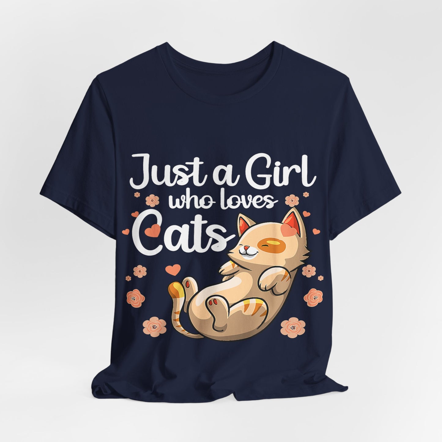 Adorable Cat Graphic Tee, Cute Cat Shirt, Gift for Cat Lovers, Pet Lovers Apparel, Casual Unisex Tee, Fun Animal T-shirt