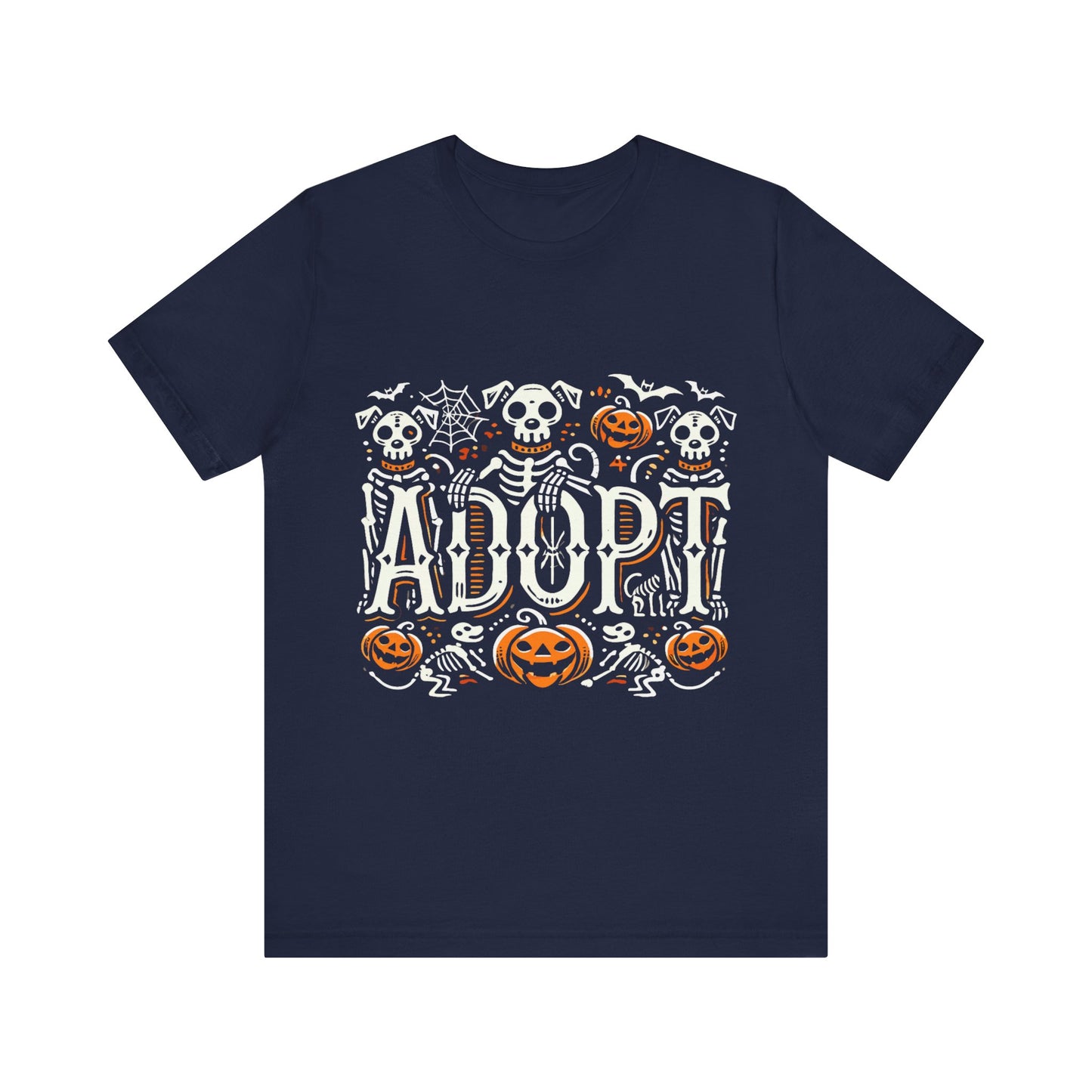Pumpkin-Themed Adoption Awareness Tee, Perfect for Halloween, Dog Lovers, Pet Advocates, Animal Rescue Fundraisers, Fall Celebrations