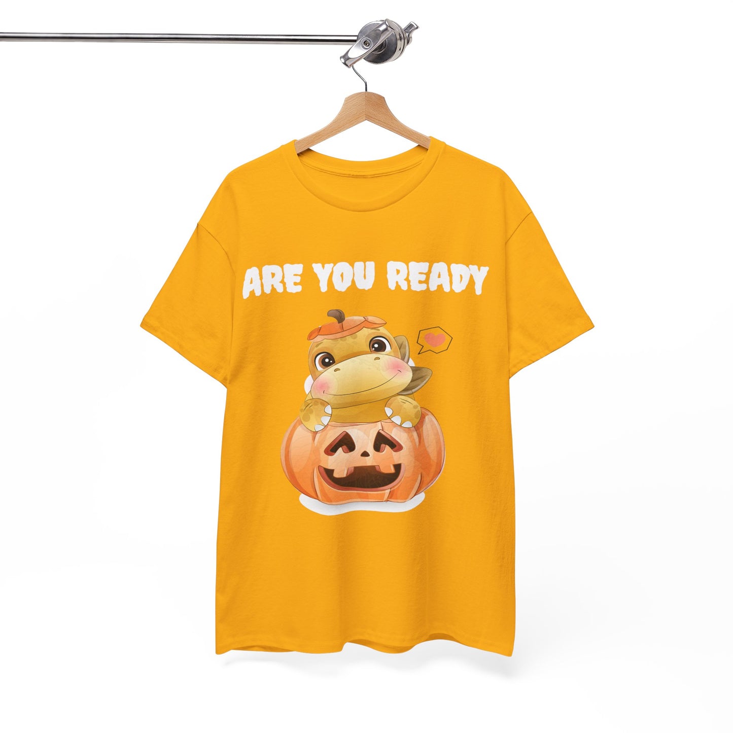 Cute Halloween Frog Tee | Unisex Heavy Cotton Shirt, Fall Fashion, Pumpkin Lovers, Spooky Season, Gift for Kids