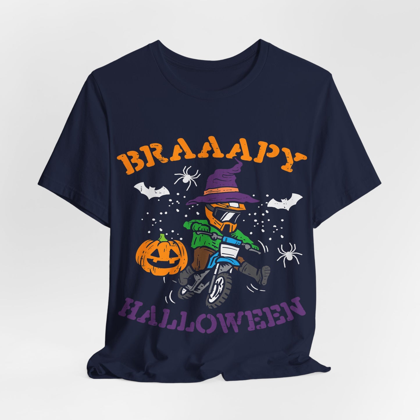 Halloween Themed Unisex Jersey Tee - Spooky Fun for Kids & Adults, Party Shirt, Trick or Treat Wear, October Celebration, Fall Festivities