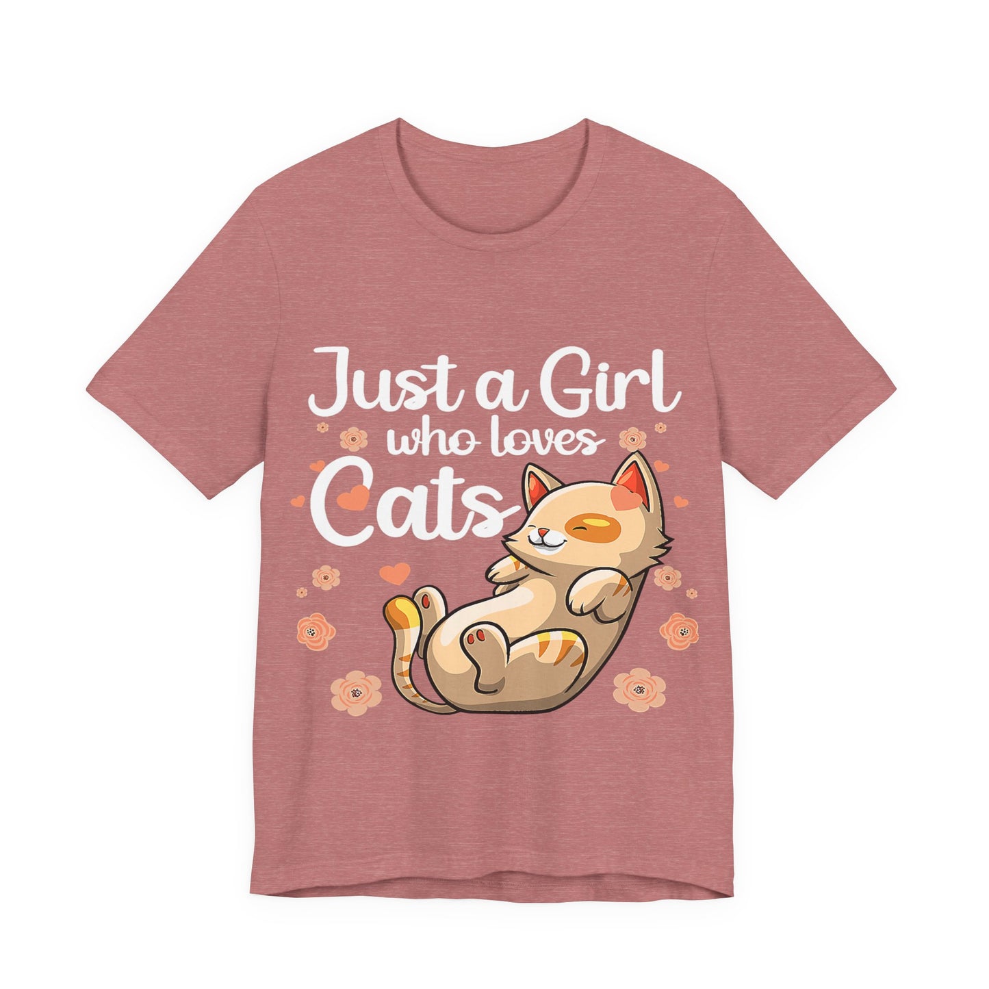 Adorable Cat Graphic Tee, Cute Cat Shirt, Gift for Cat Lovers, Pet Lovers Apparel, Casual Unisex Tee, Fun Animal T-shirt