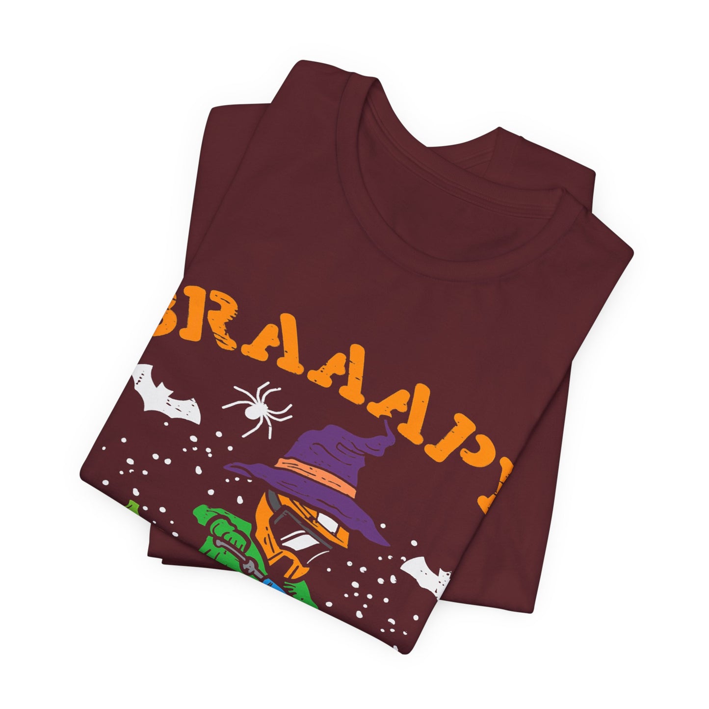 Halloween Themed Unisex Jersey Tee - Spooky Fun for Kids & Adults, Party Shirt, Trick or Treat Wear, October Celebration, Fall Festivities