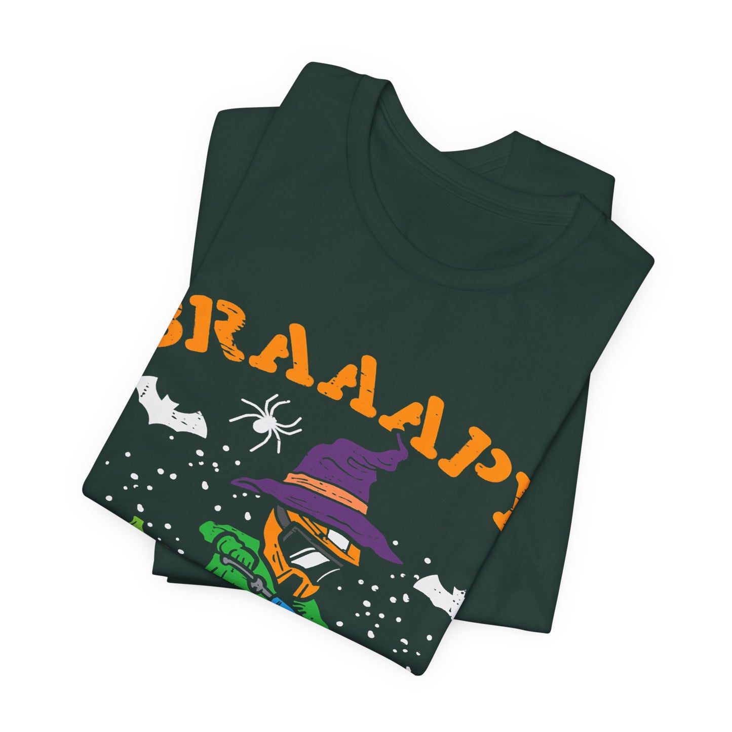 Halloween Themed Unisex Jersey Tee - Spooky Fun for Kids & Adults, Party Shirt, Trick or Treat Wear, October Celebration, Fall Festivities