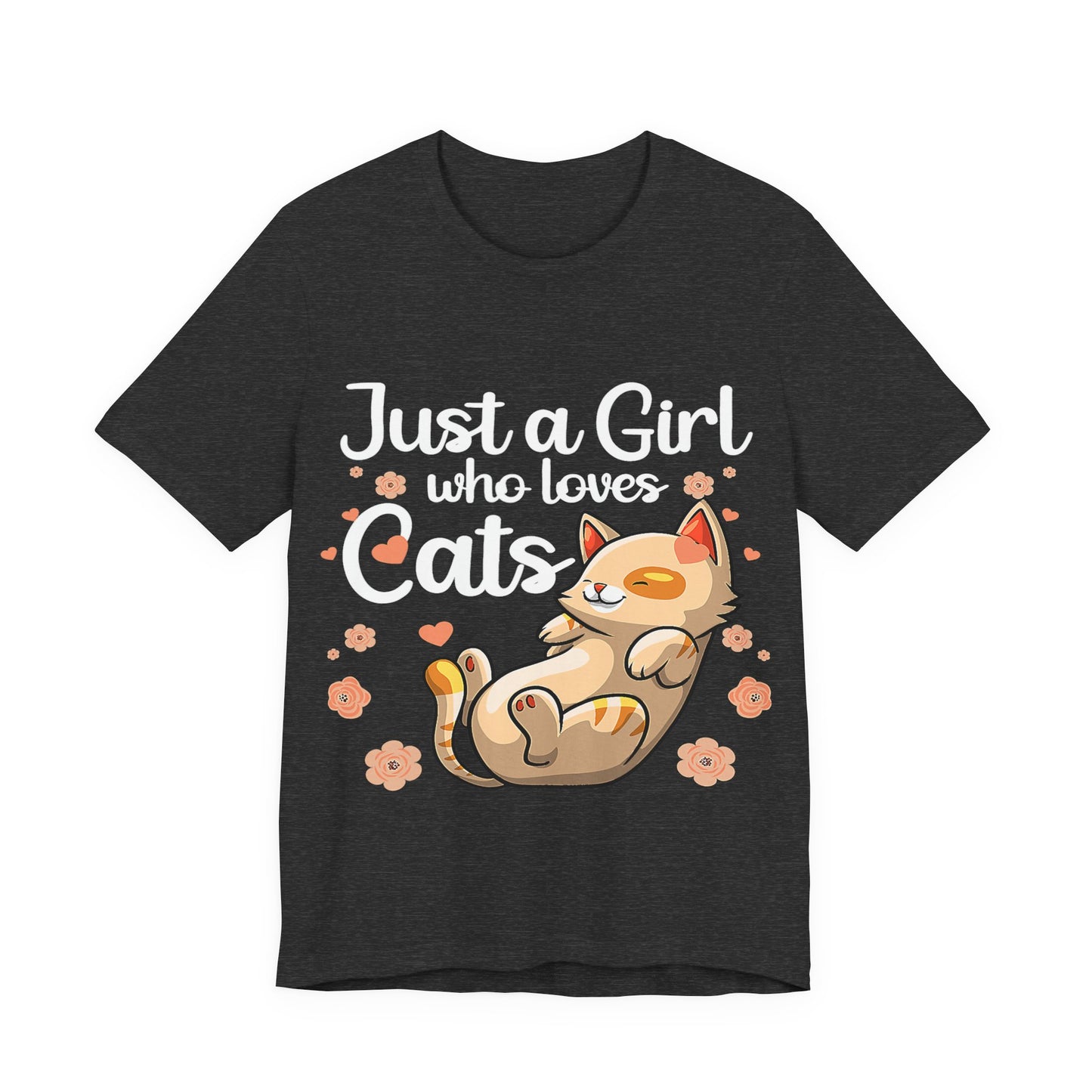 Adorable Cat Graphic Tee, Cute Cat Shirt, Gift for Cat Lovers, Pet Lovers Apparel, Casual Unisex Tee, Fun Animal T-shirt