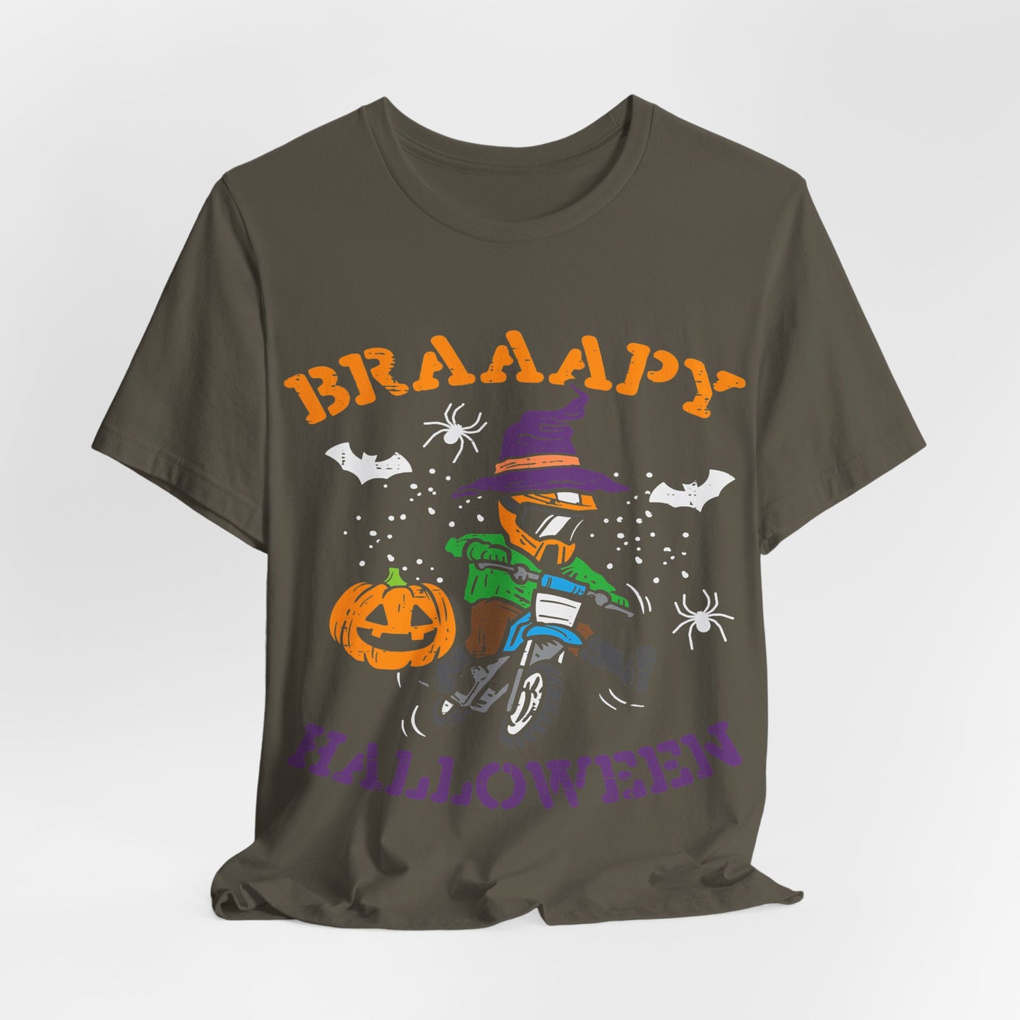 Halloween Themed Unisex Jersey Tee - Spooky Fun for Kids & Adults, Party Shirt, Trick or Treat Wear, October Celebration, Fall Festivities